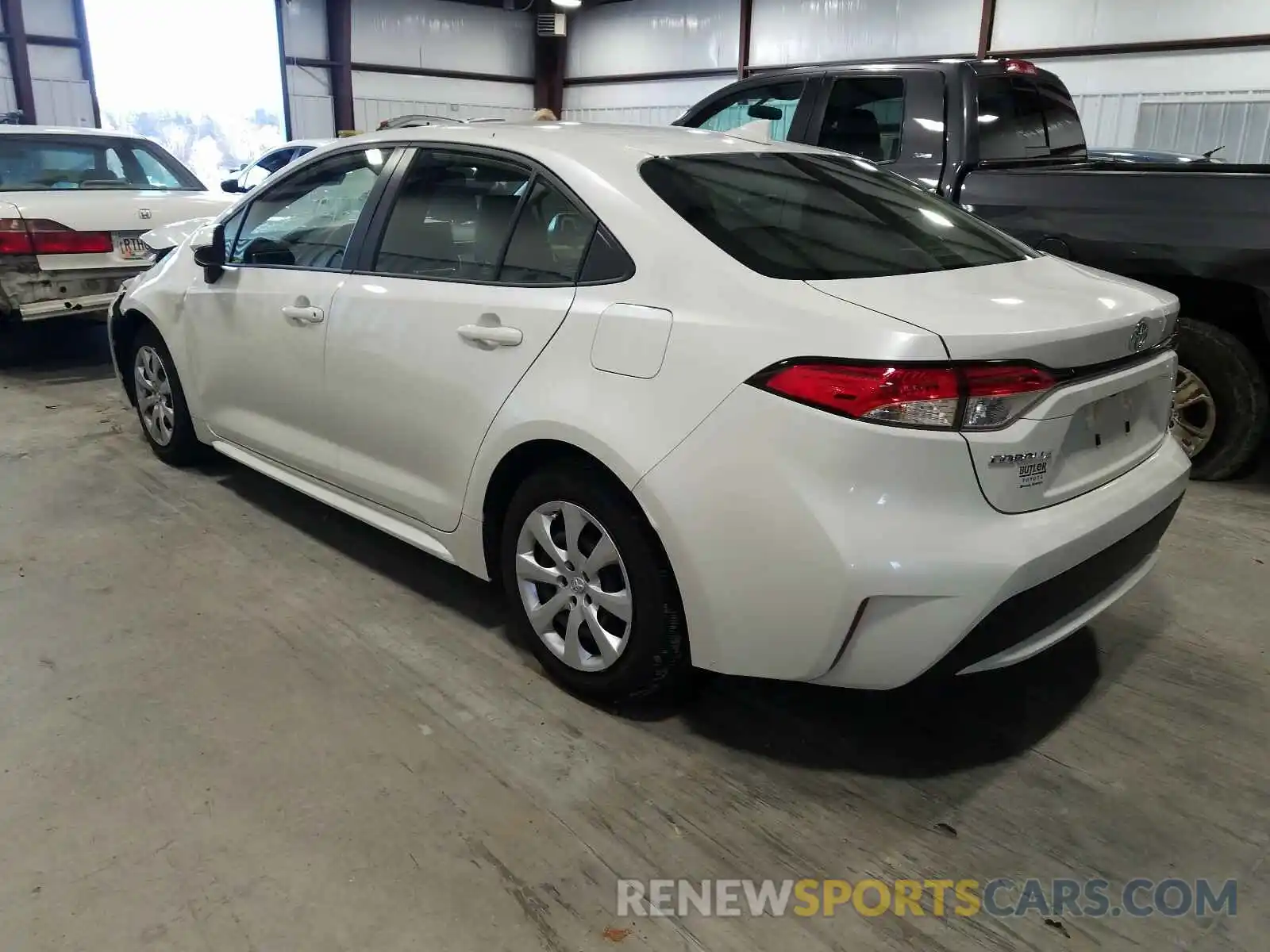 3 Photograph of a damaged car JTDEPRAE3LJ099959 TOYOTA COROLLA 2020