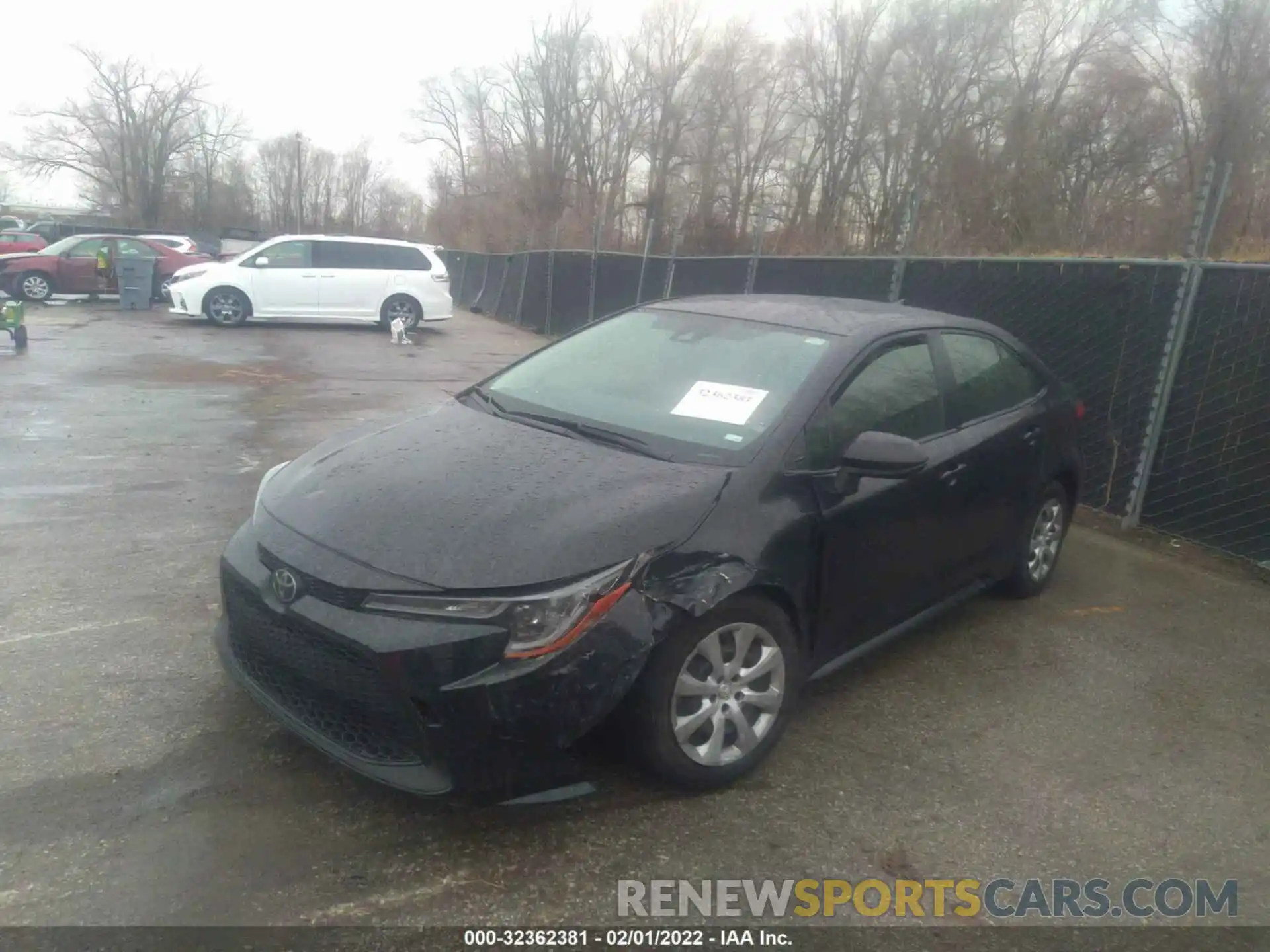 1 Photograph of a damaged car JTDEPRAE3LJ099993 TOYOTA COROLLA 2020