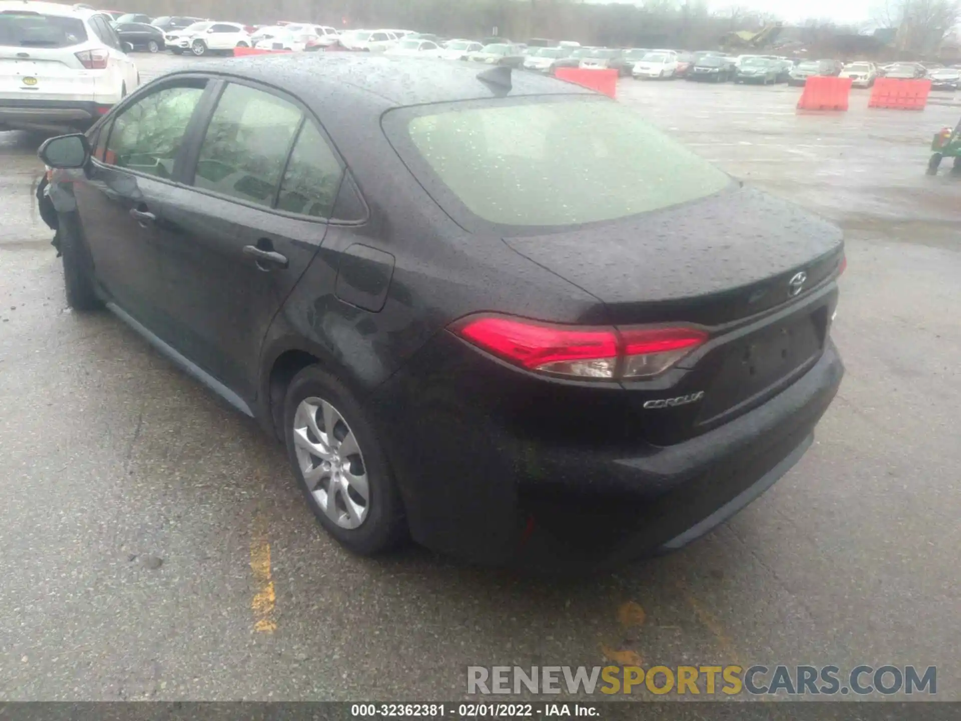 3 Photograph of a damaged car JTDEPRAE3LJ099993 TOYOTA COROLLA 2020