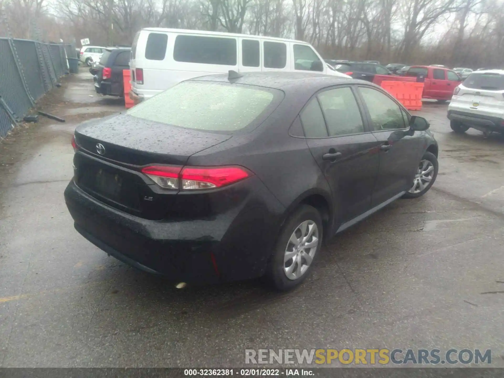 4 Photograph of a damaged car JTDEPRAE3LJ099993 TOYOTA COROLLA 2020