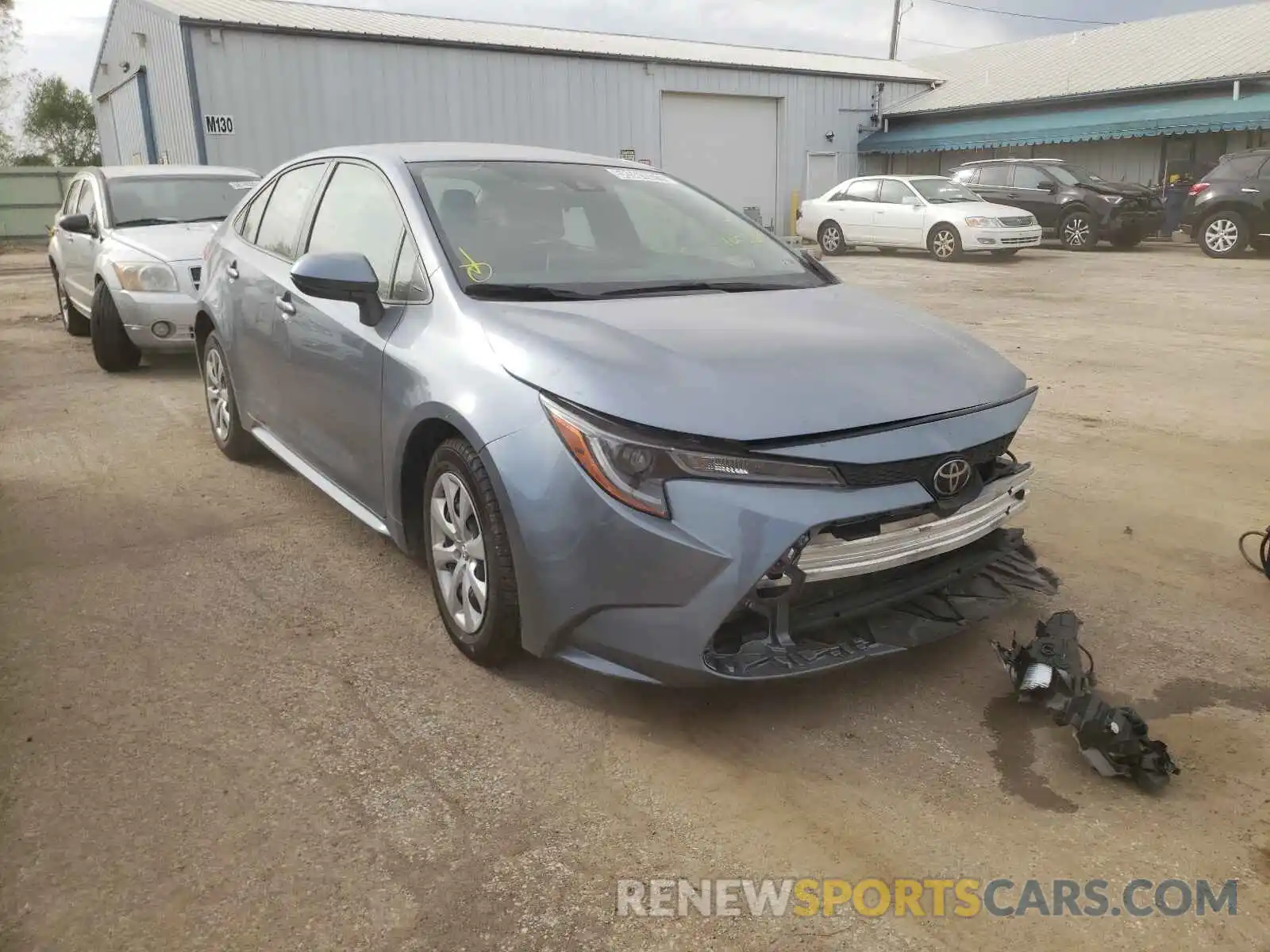 1 Photograph of a damaged car JTDEPRAE3LJ100334 TOYOTA COROLLA 2020