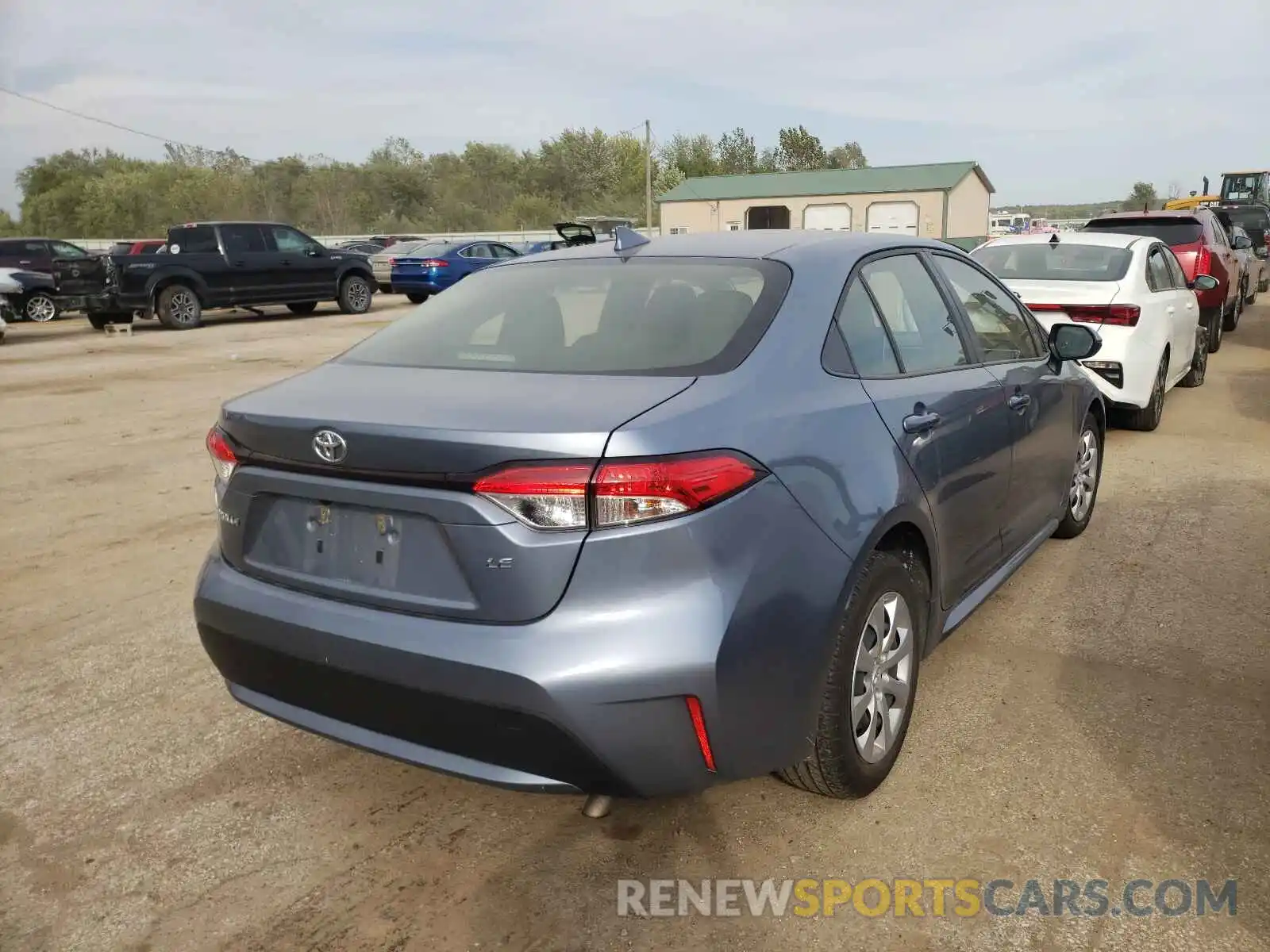 4 Photograph of a damaged car JTDEPRAE3LJ100334 TOYOTA COROLLA 2020