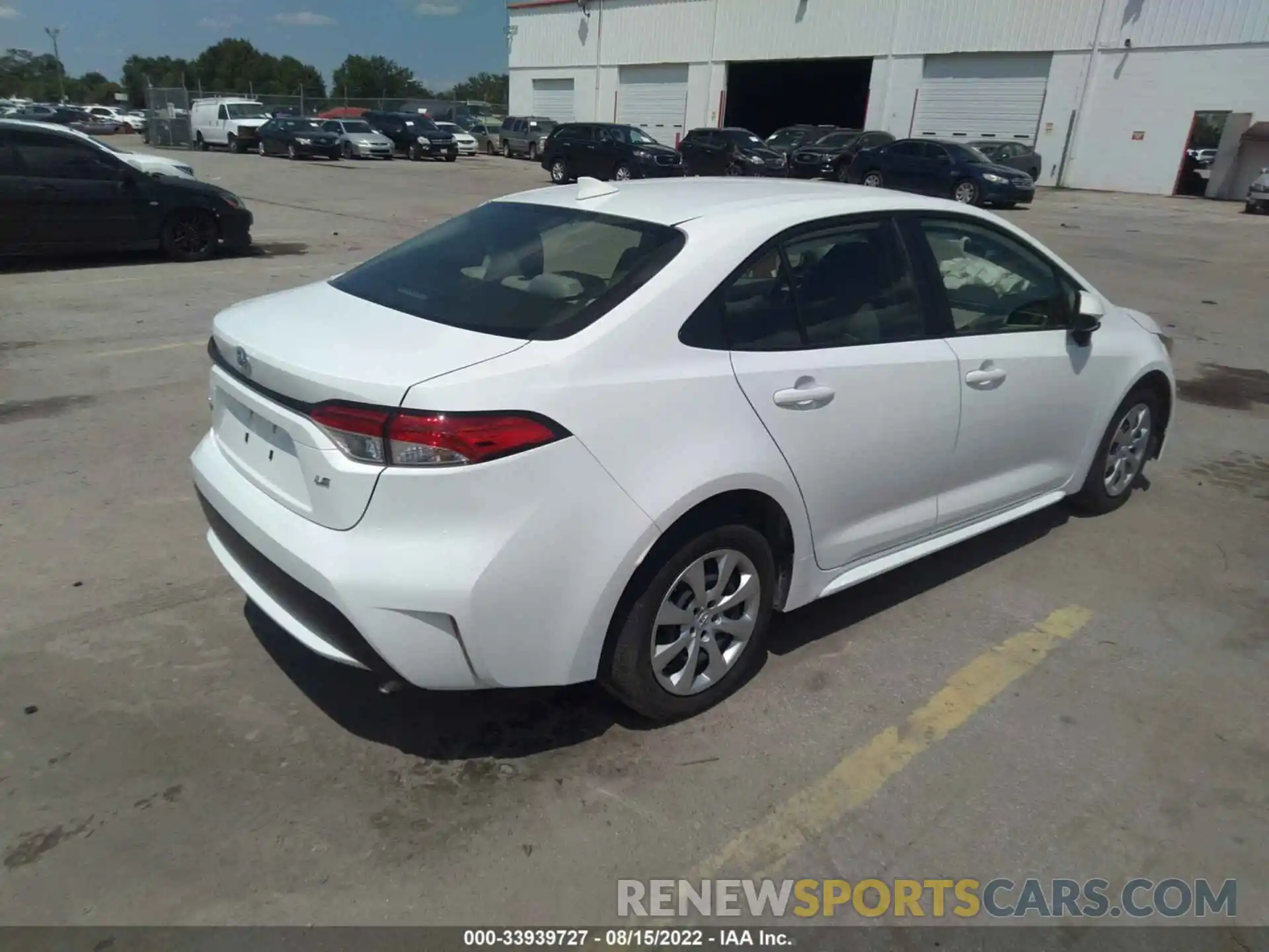 4 Photograph of a damaged car JTDEPRAE3LJ100642 TOYOTA COROLLA 2020