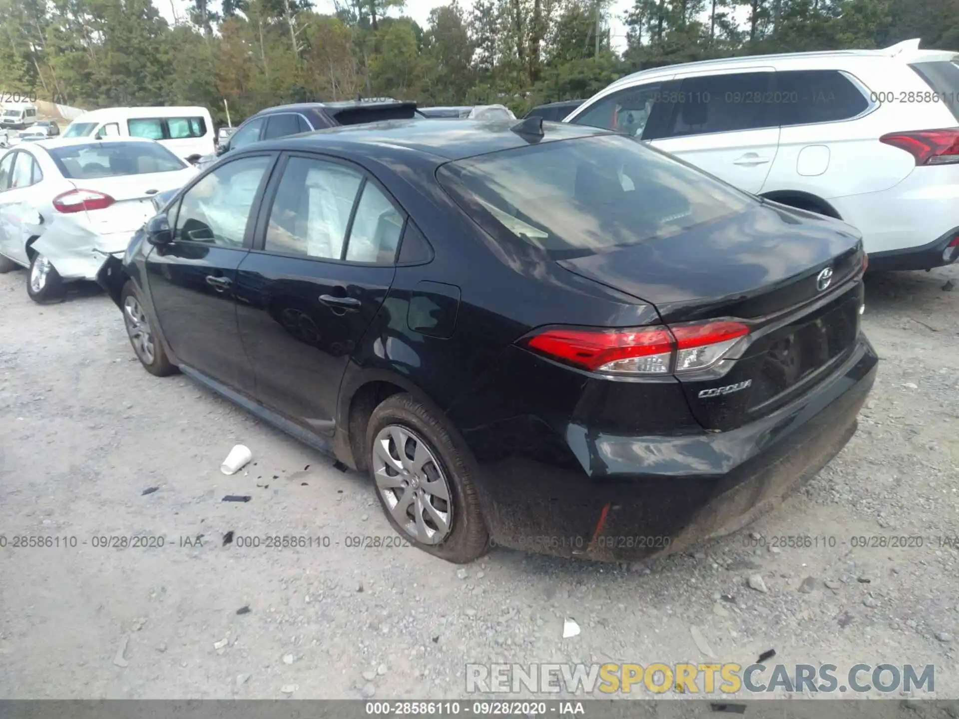 3 Photograph of a damaged car JTDEPRAE3LJ101015 TOYOTA COROLLA 2020