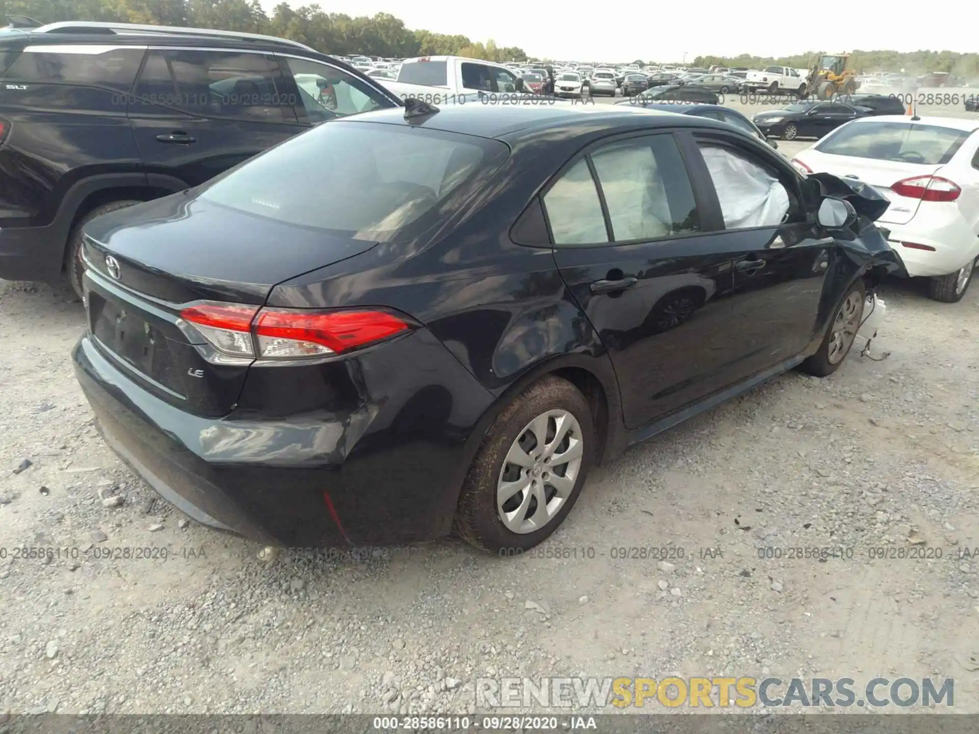 4 Photograph of a damaged car JTDEPRAE3LJ101015 TOYOTA COROLLA 2020