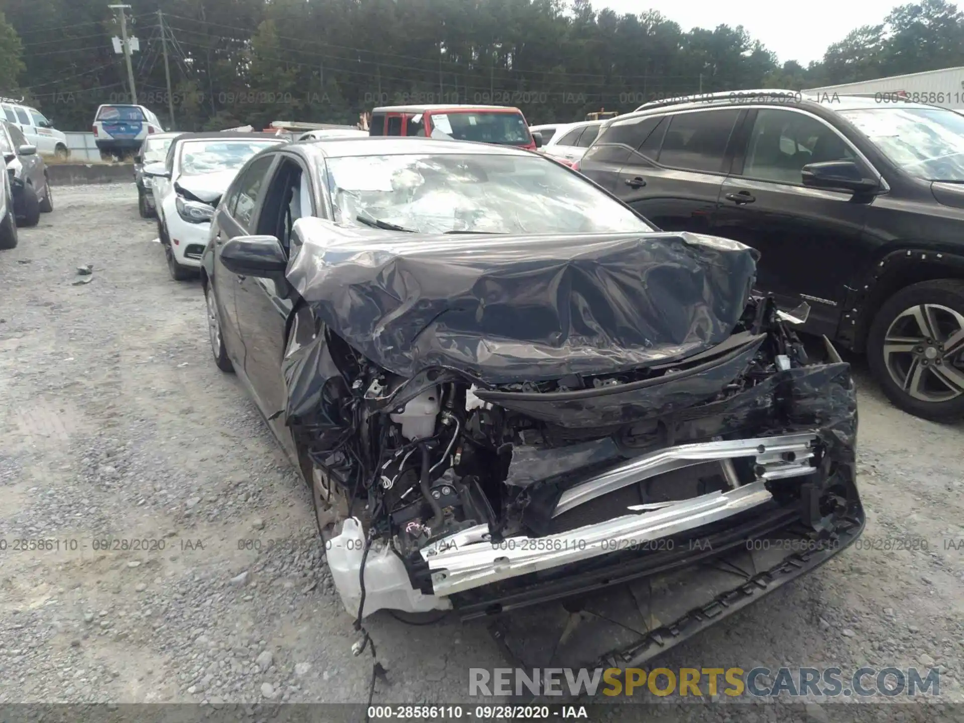 6 Фотография поврежденного автомобиля JTDEPRAE3LJ101015 TOYOTA COROLLA 2020