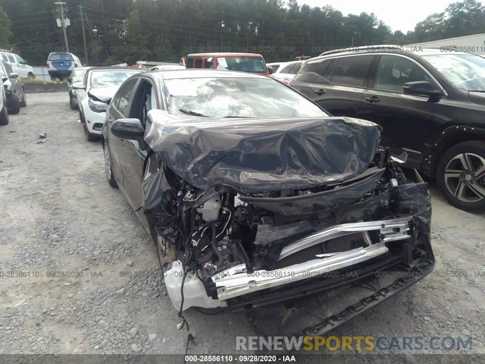 6 Photograph of a damaged car JTDEPRAE3LJ101015 TOYOTA COROLLA 2020