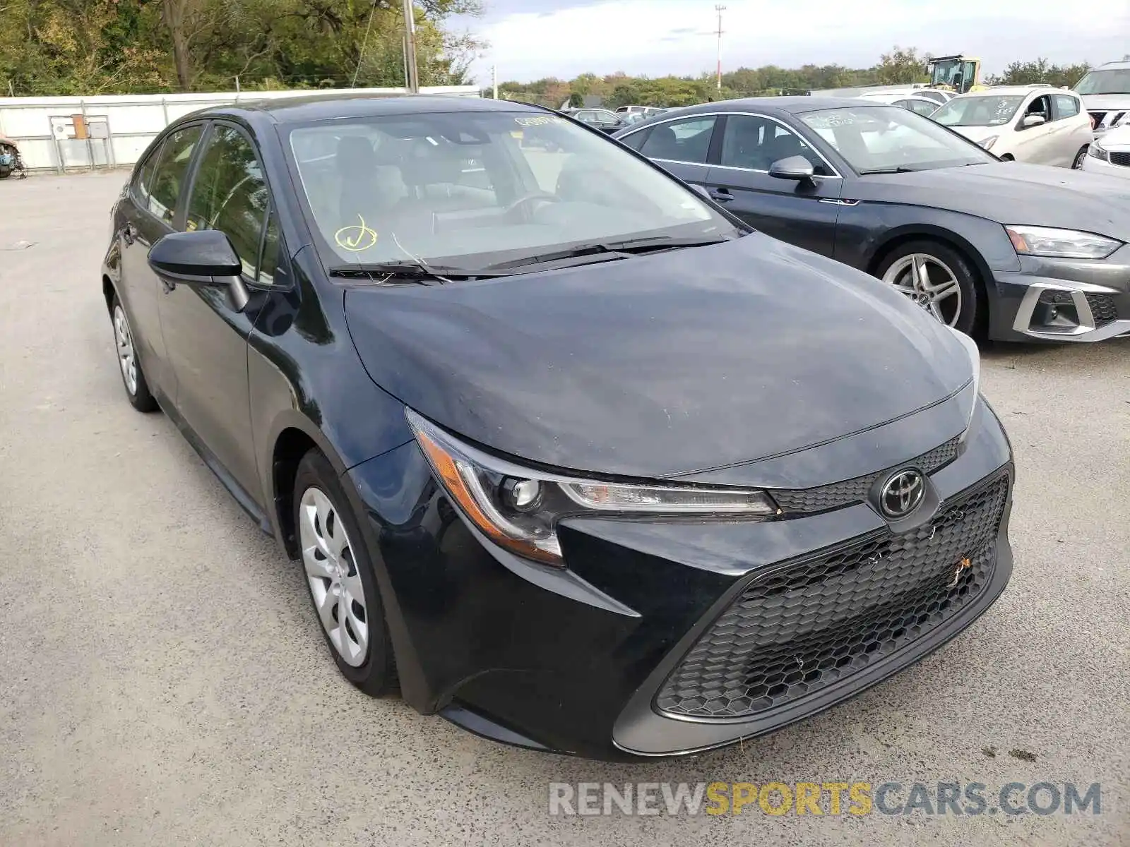 1 Photograph of a damaged car JTDEPRAE3LJ101323 TOYOTA COROLLA 2020