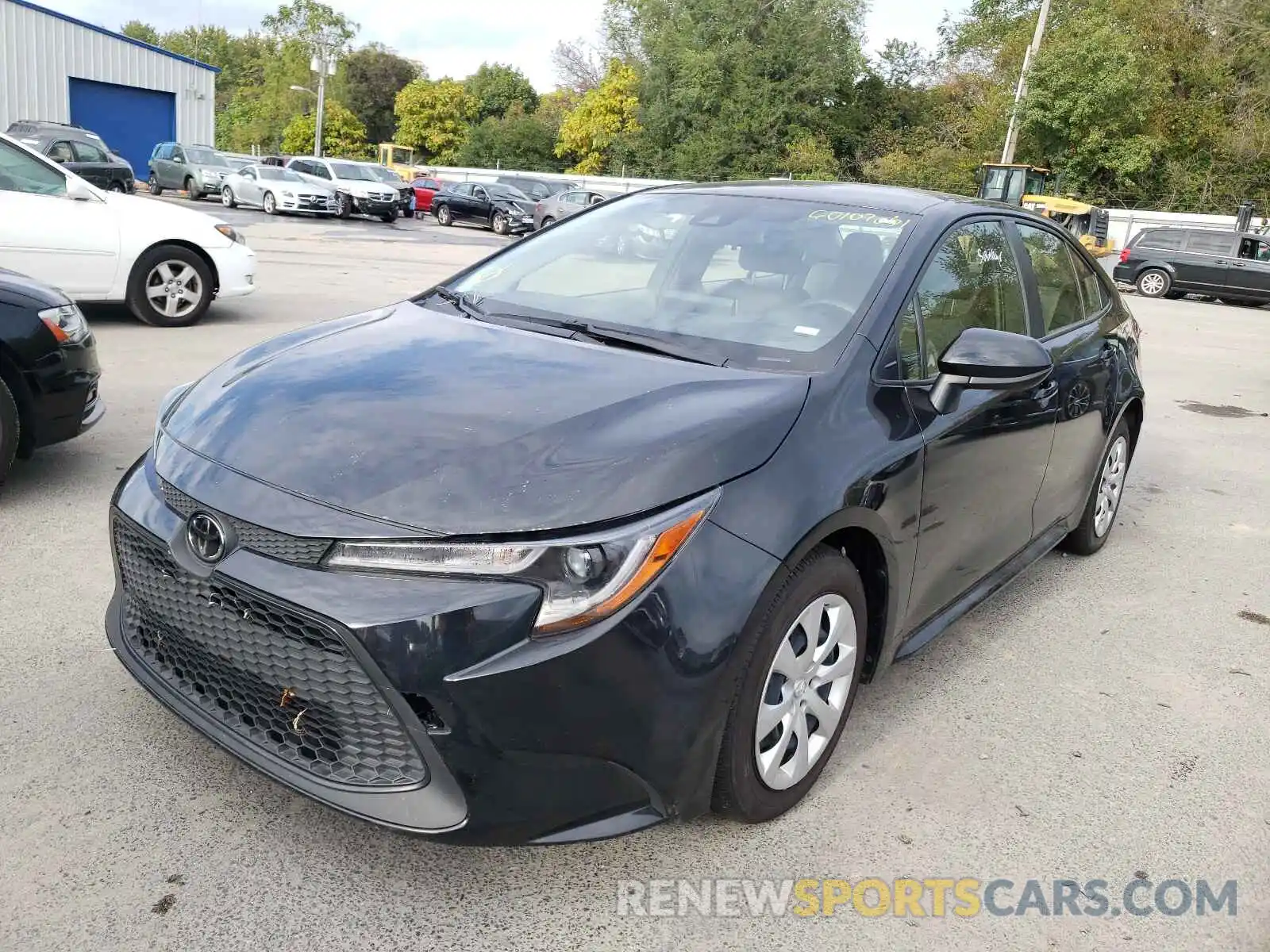 2 Photograph of a damaged car JTDEPRAE3LJ101323 TOYOTA COROLLA 2020