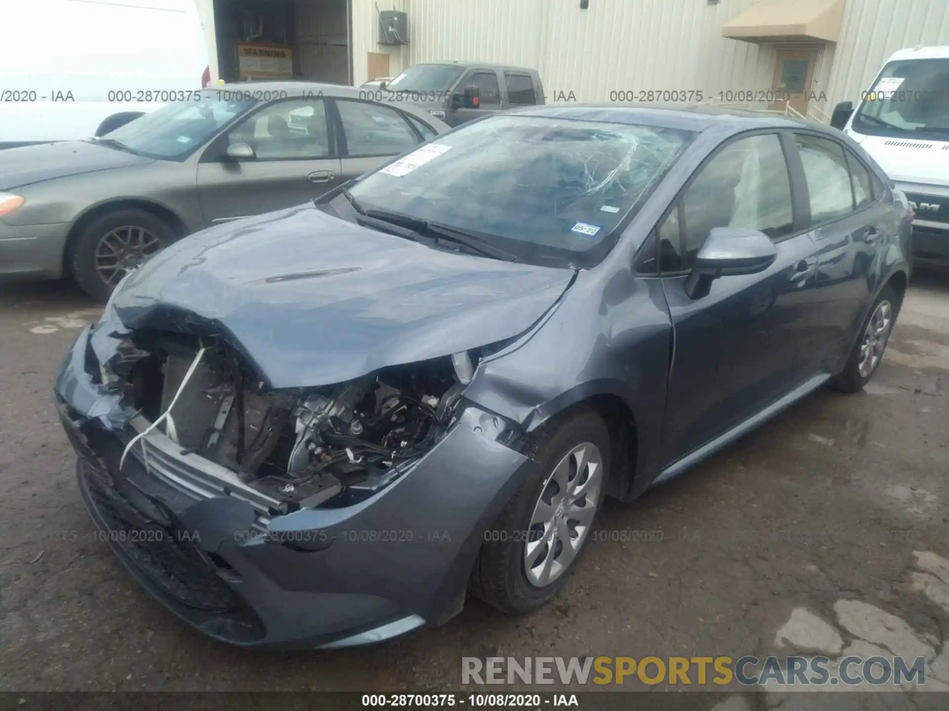 2 Photograph of a damaged car JTDEPRAE3LJ102309 TOYOTA COROLLA 2020