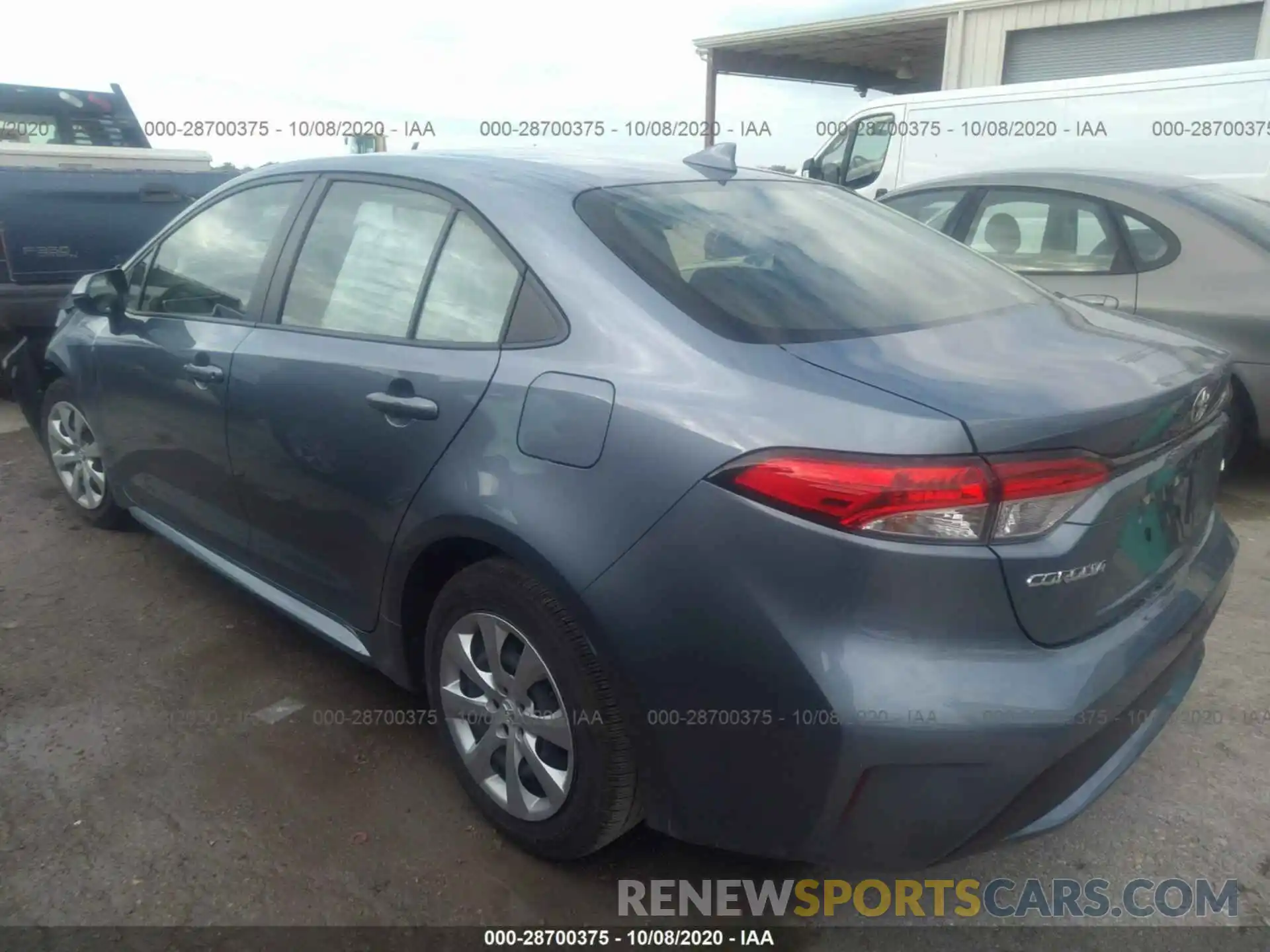 3 Photograph of a damaged car JTDEPRAE3LJ102309 TOYOTA COROLLA 2020