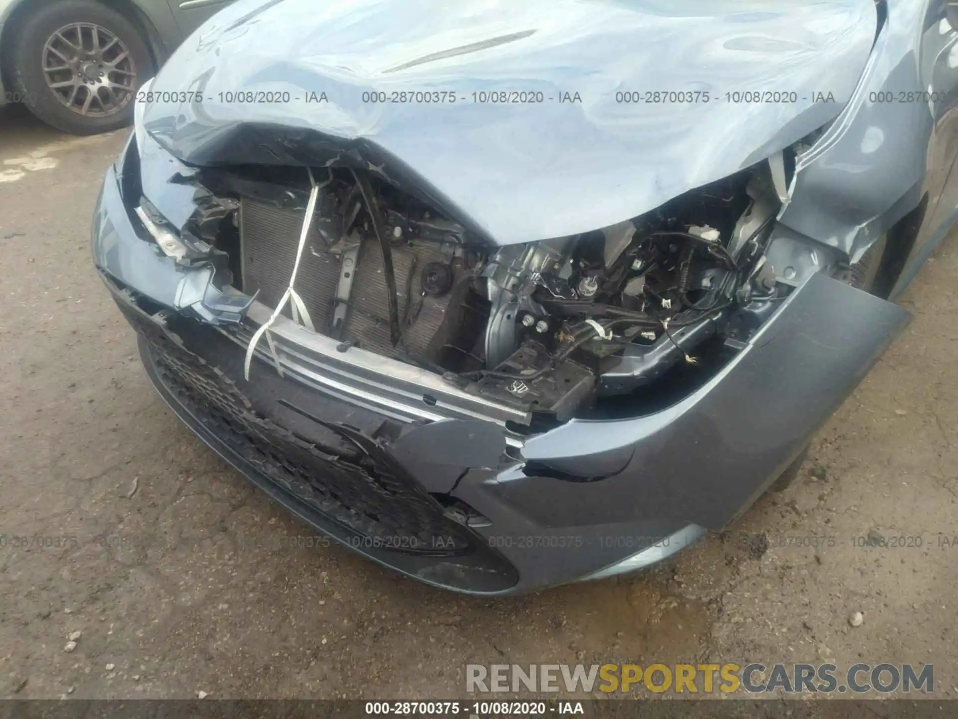 6 Photograph of a damaged car JTDEPRAE3LJ102309 TOYOTA COROLLA 2020