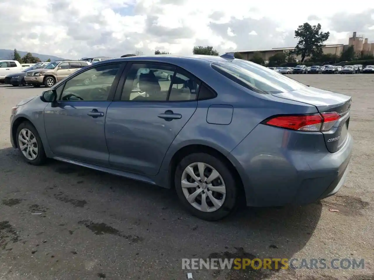 2 Photograph of a damaged car JTDEPRAE3LJ102326 TOYOTA COROLLA 2020