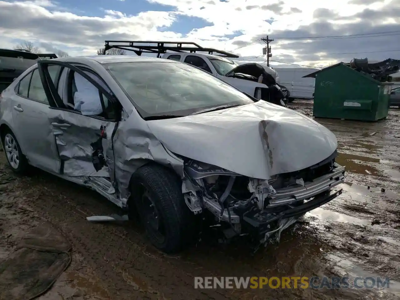 9 Photograph of a damaged car JTDEPRAE3LJ102469 TOYOTA COROLLA 2020