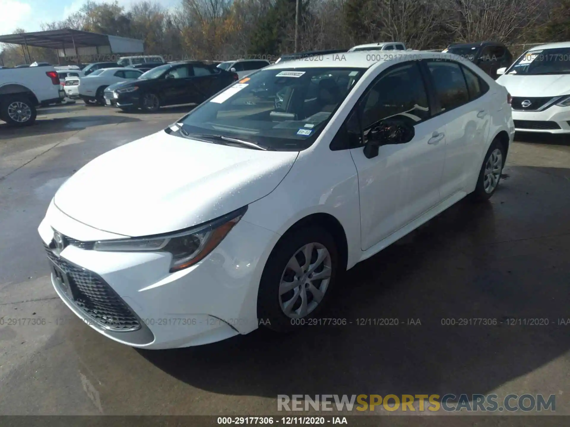 2 Photograph of a damaged car JTDEPRAE3LJ102777 TOYOTA COROLLA 2020