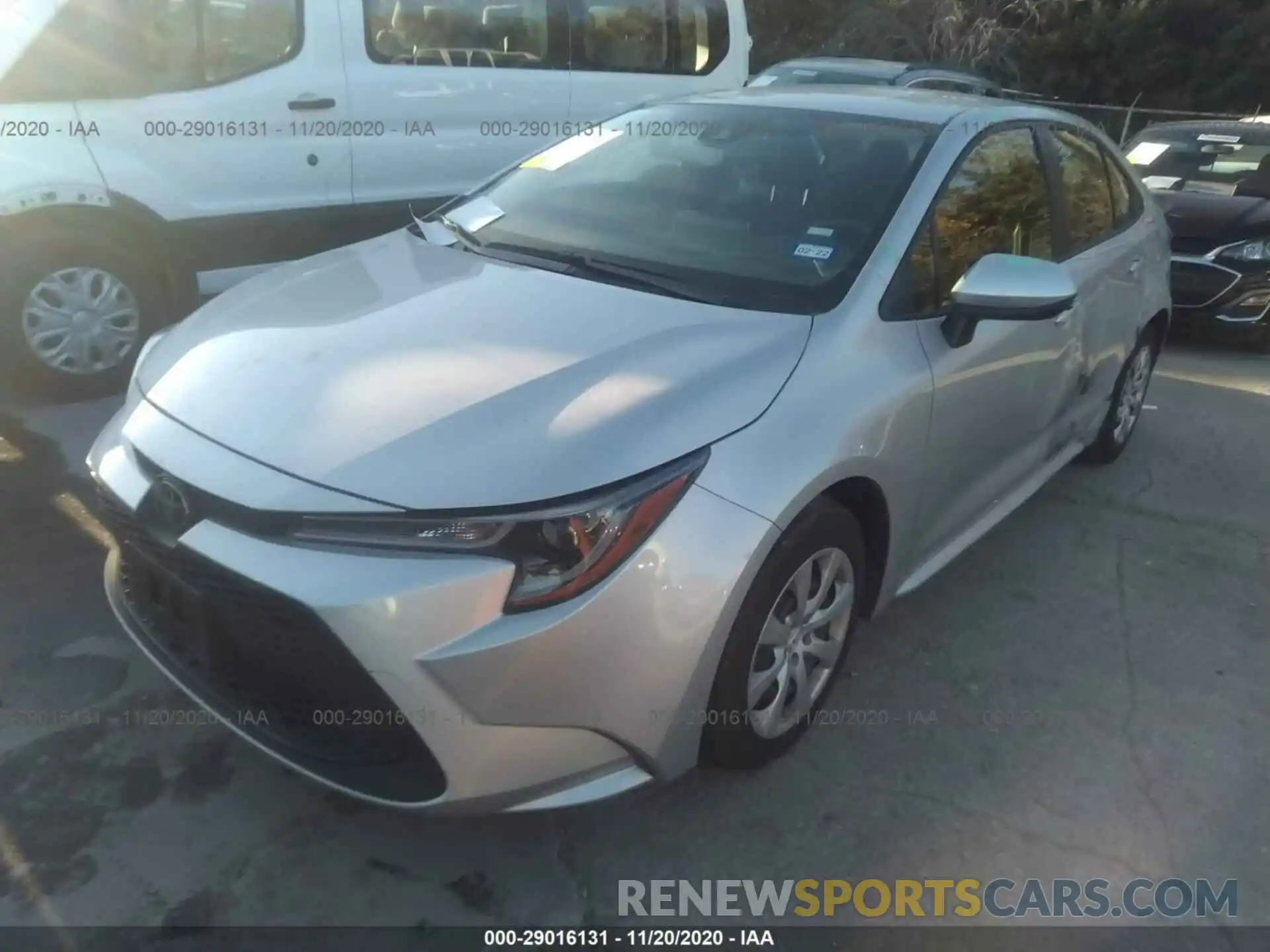 2 Photograph of a damaged car JTDEPRAE3LJ103069 TOYOTA COROLLA 2020