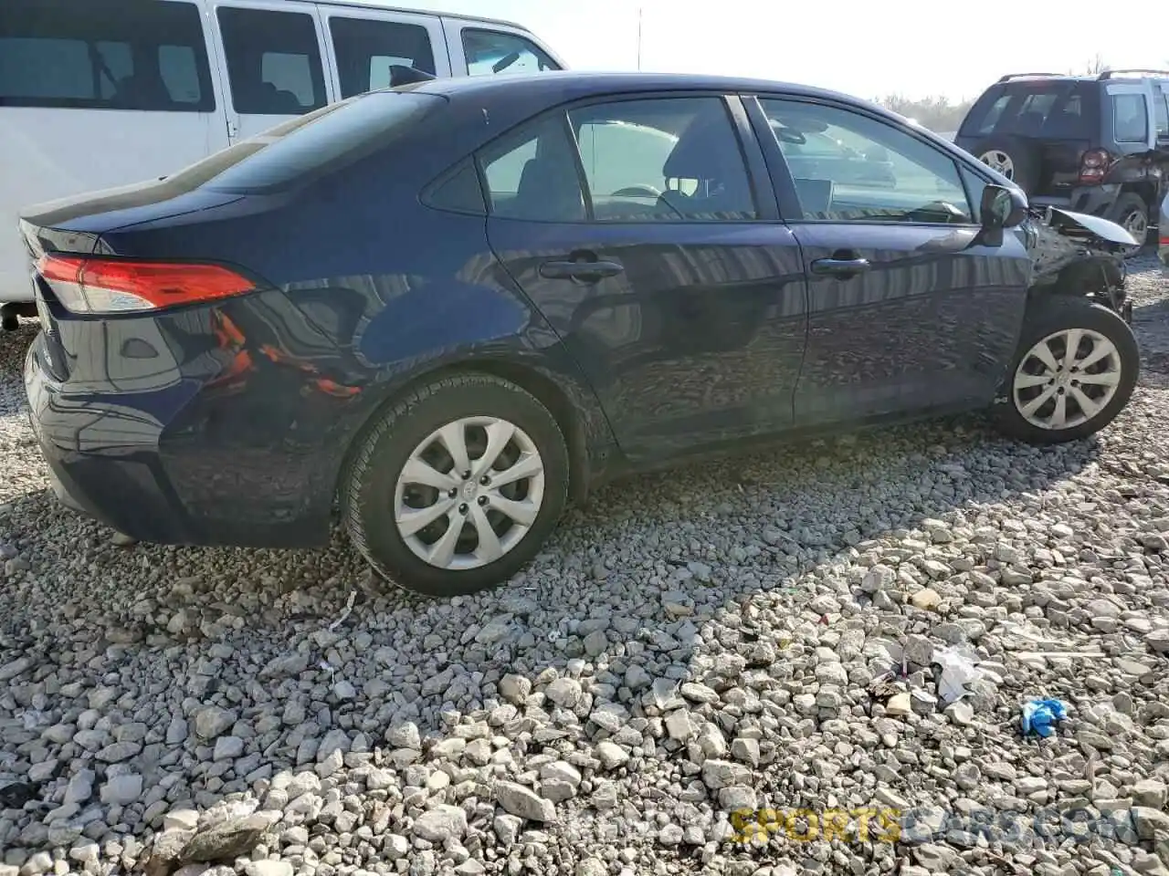 3 Photograph of a damaged car JTDEPRAE3LJ103394 TOYOTA COROLLA 2020