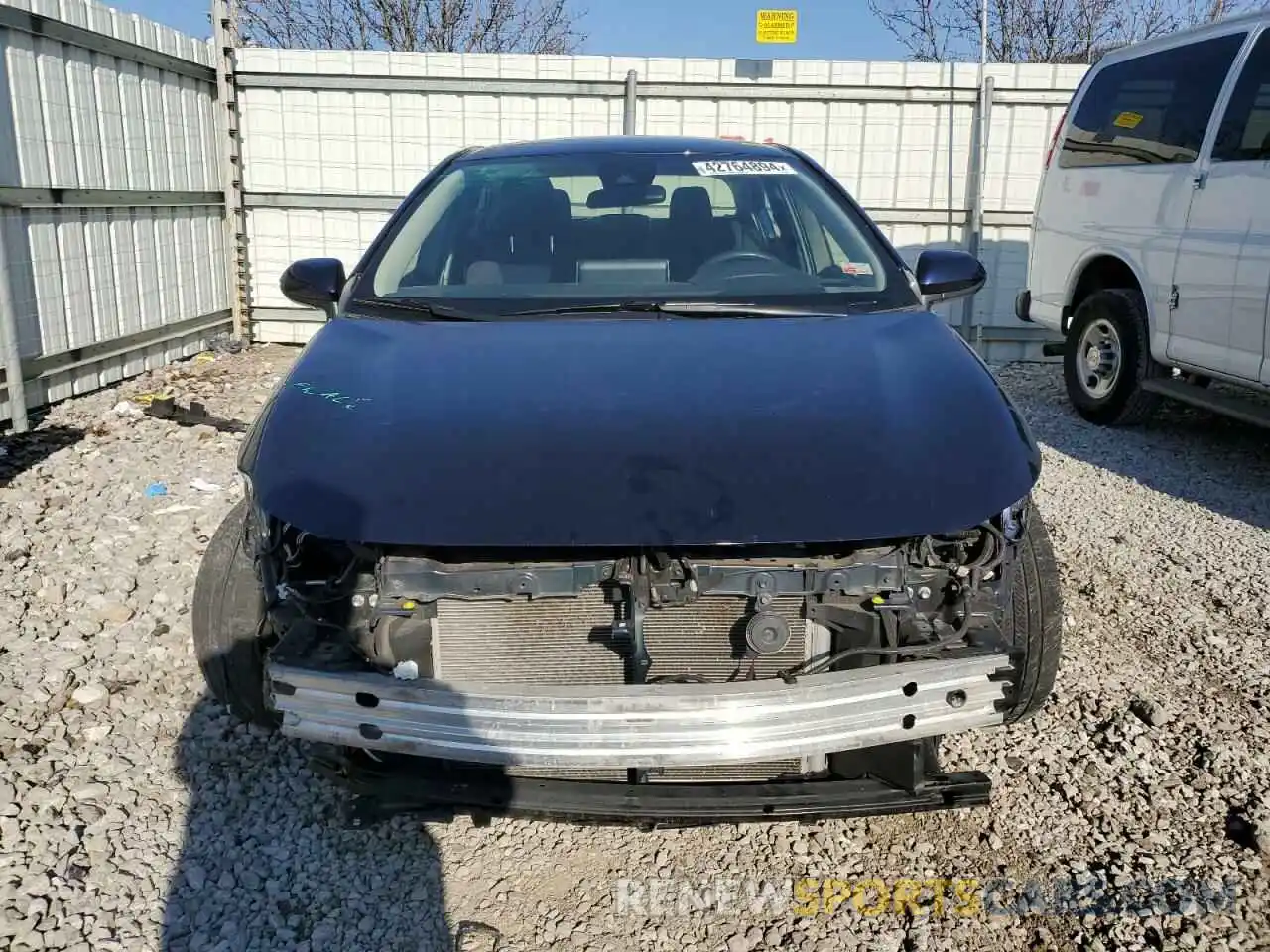 5 Photograph of a damaged car JTDEPRAE3LJ103394 TOYOTA COROLLA 2020