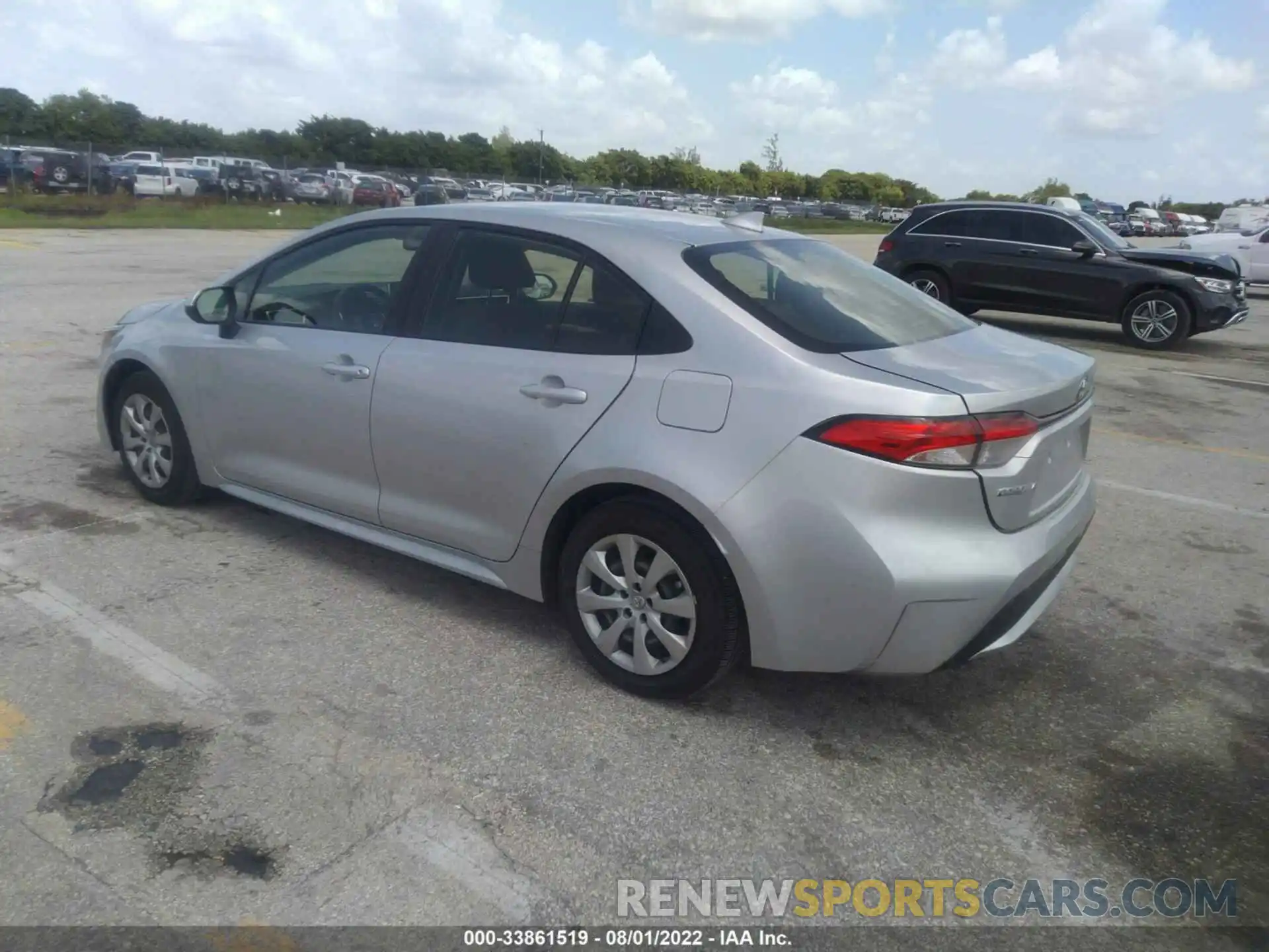 3 Photograph of a damaged car JTDEPRAE3LJ103881 TOYOTA COROLLA 2020