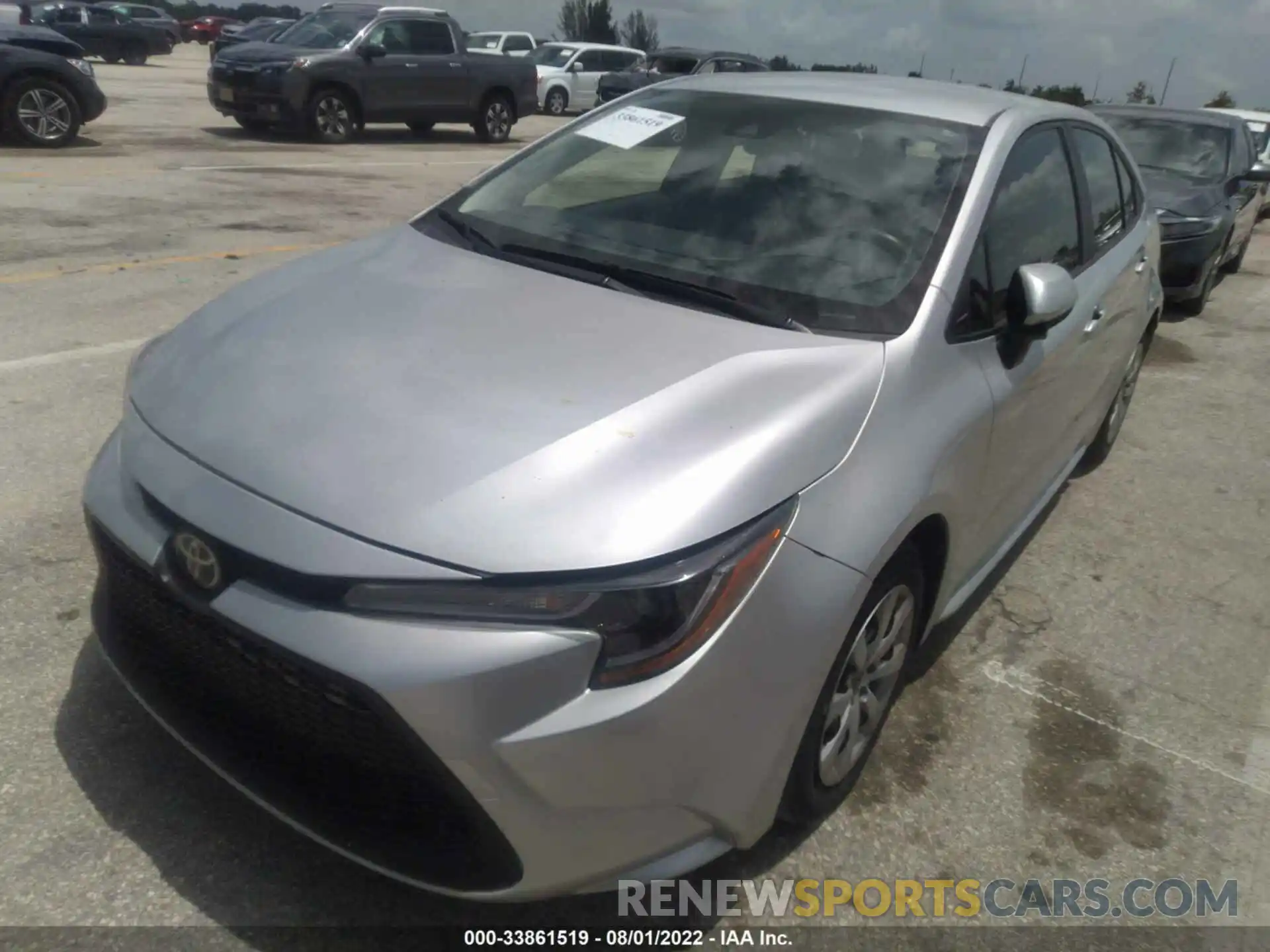 6 Photograph of a damaged car JTDEPRAE3LJ103881 TOYOTA COROLLA 2020