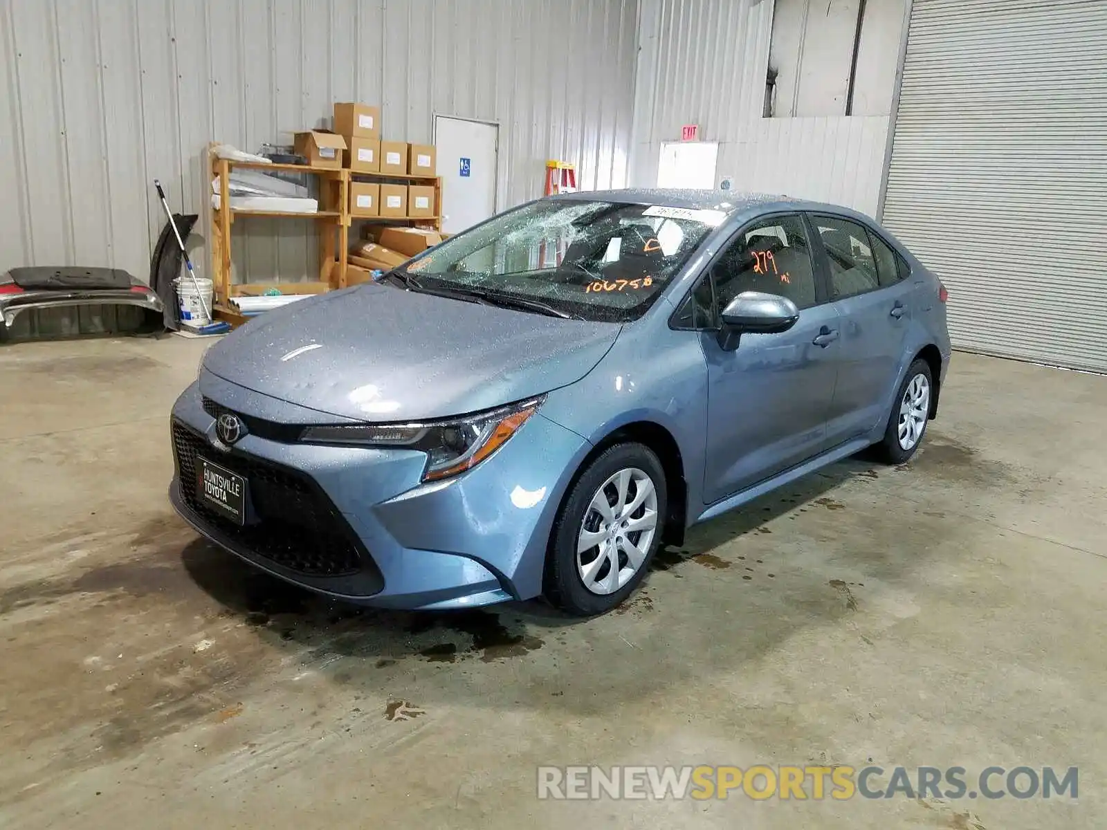 2 Photograph of a damaged car JTDEPRAE3LJ106750 TOYOTA COROLLA 2020