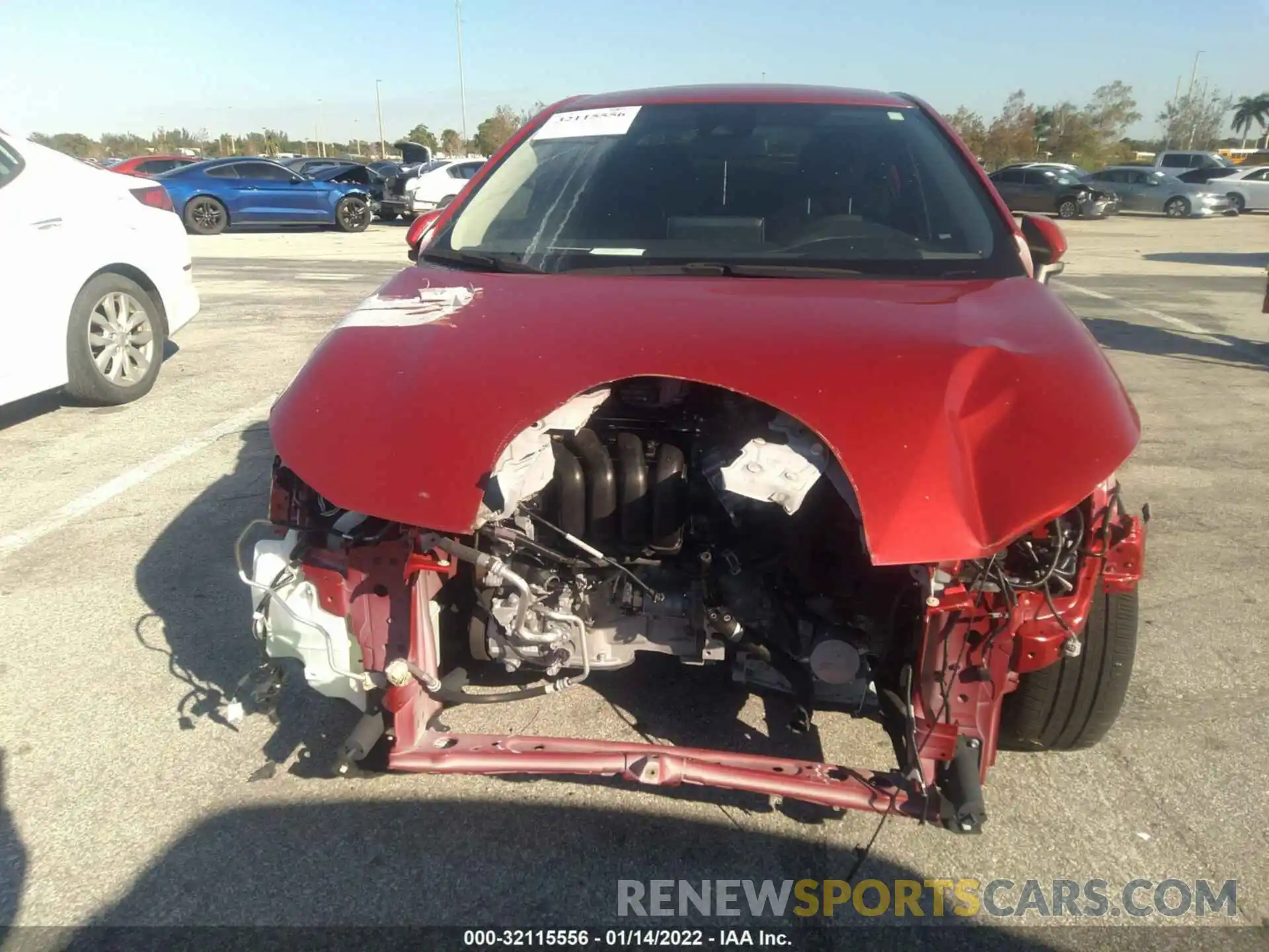 6 Photograph of a damaged car JTDEPRAE3LJ107235 TOYOTA COROLLA 2020