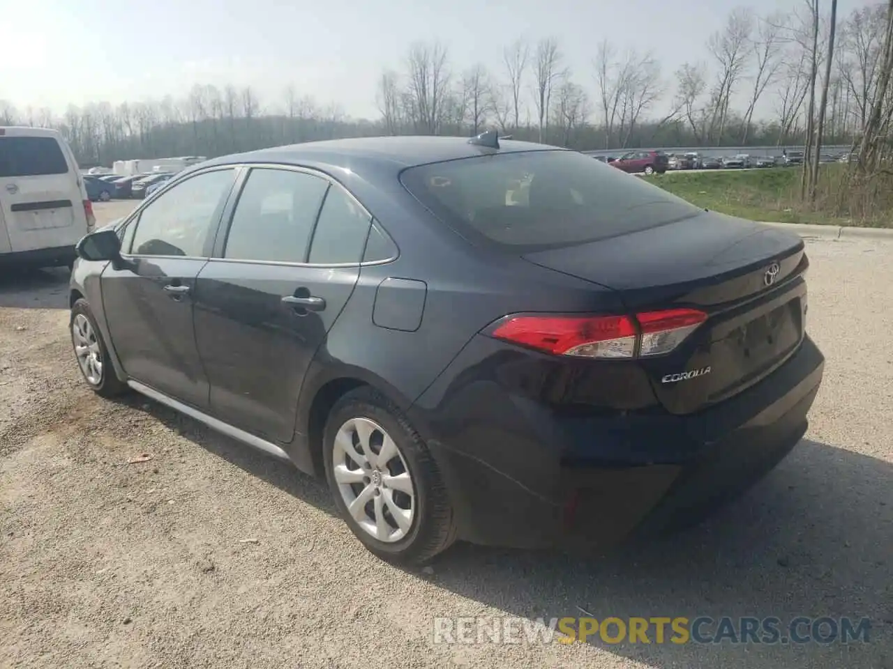 3 Photograph of a damaged car JTDEPRAE3LJ107395 TOYOTA COROLLA 2020