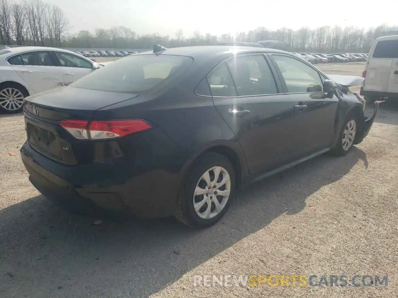 4 Photograph of a damaged car JTDEPRAE3LJ107395 TOYOTA COROLLA 2020