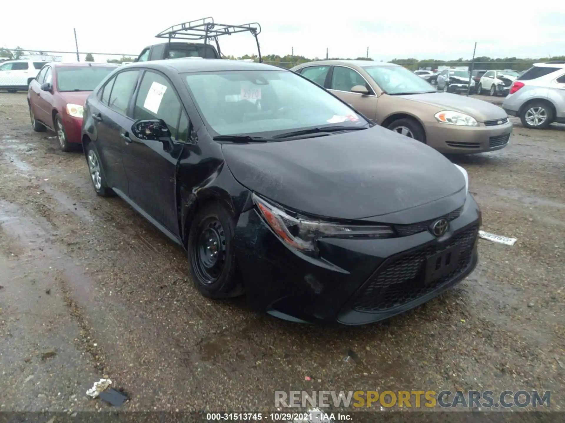 1 Photograph of a damaged car JTDEPRAE3LJ107574 TOYOTA COROLLA 2020