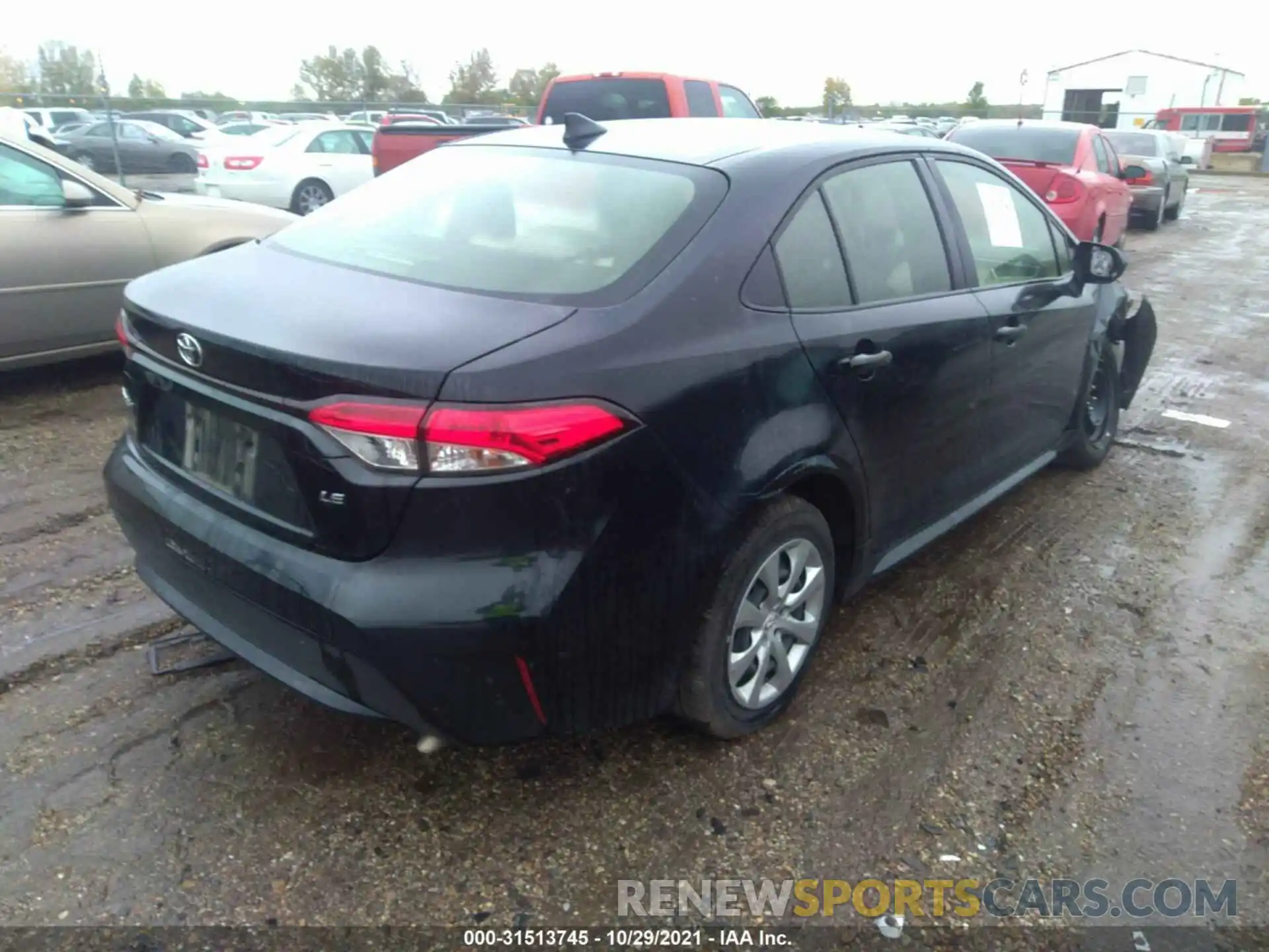 4 Photograph of a damaged car JTDEPRAE3LJ107574 TOYOTA COROLLA 2020