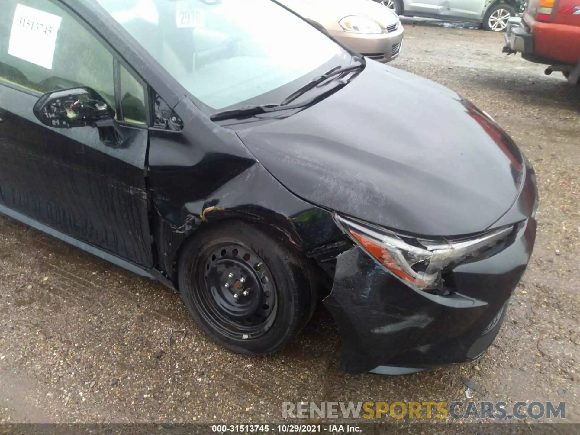 6 Photograph of a damaged car JTDEPRAE3LJ107574 TOYOTA COROLLA 2020