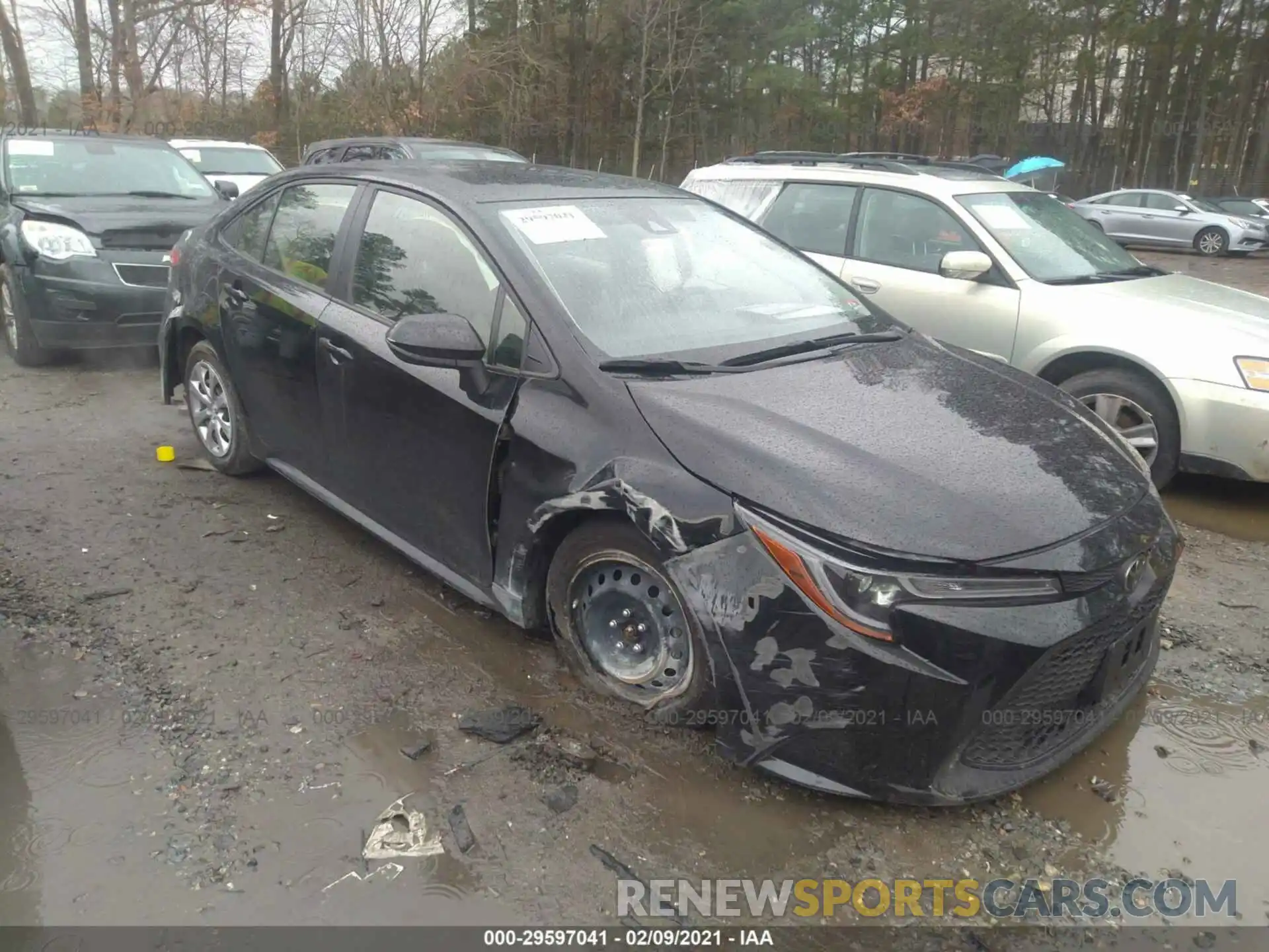 1 Photograph of a damaged car JTDEPRAE3LJ107932 TOYOTA COROLLA 2020