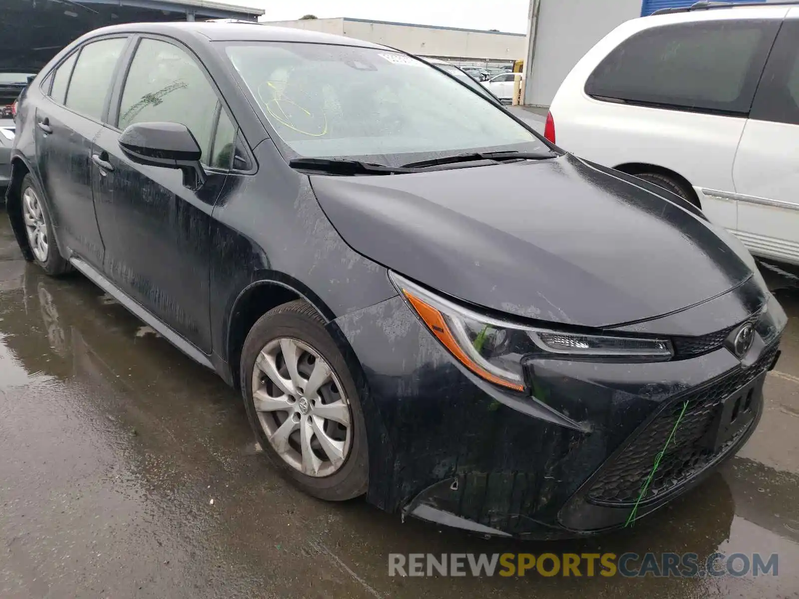 1 Photograph of a damaged car JTDEPRAE3LJ108188 TOYOTA COROLLA 2020