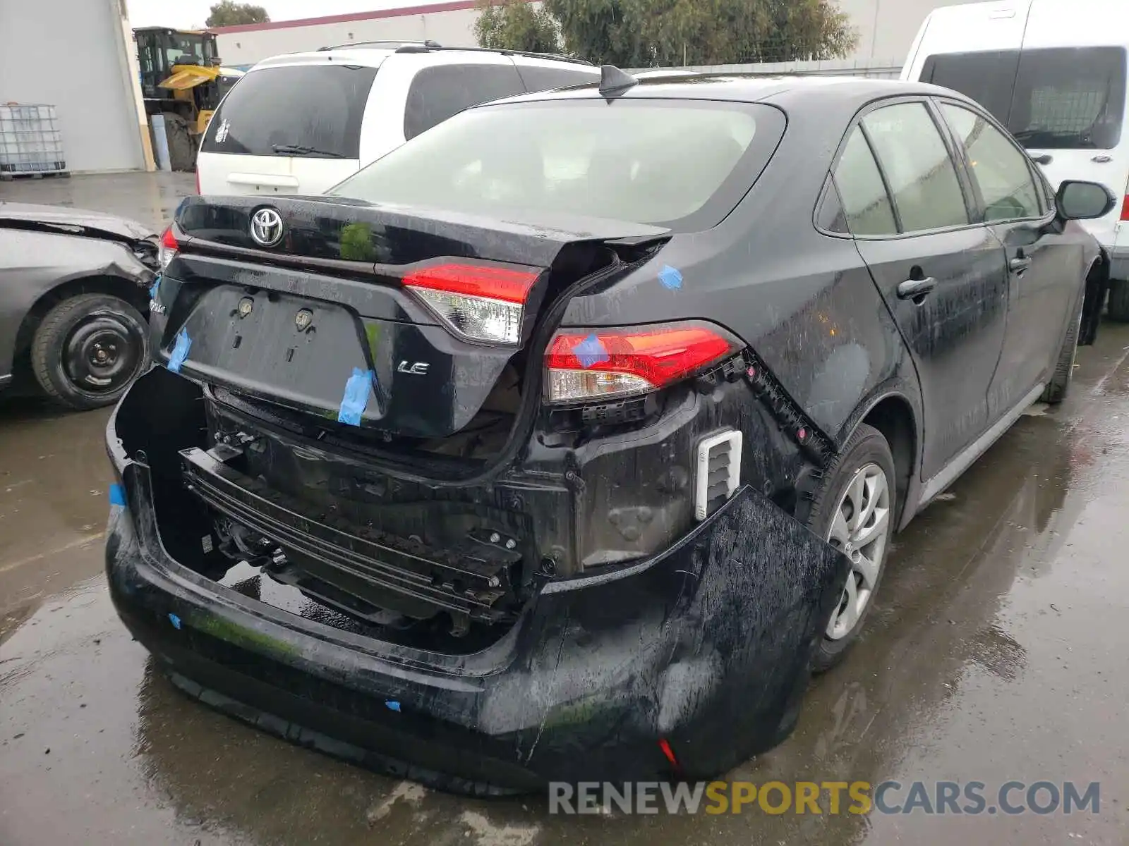 4 Photograph of a damaged car JTDEPRAE3LJ108188 TOYOTA COROLLA 2020