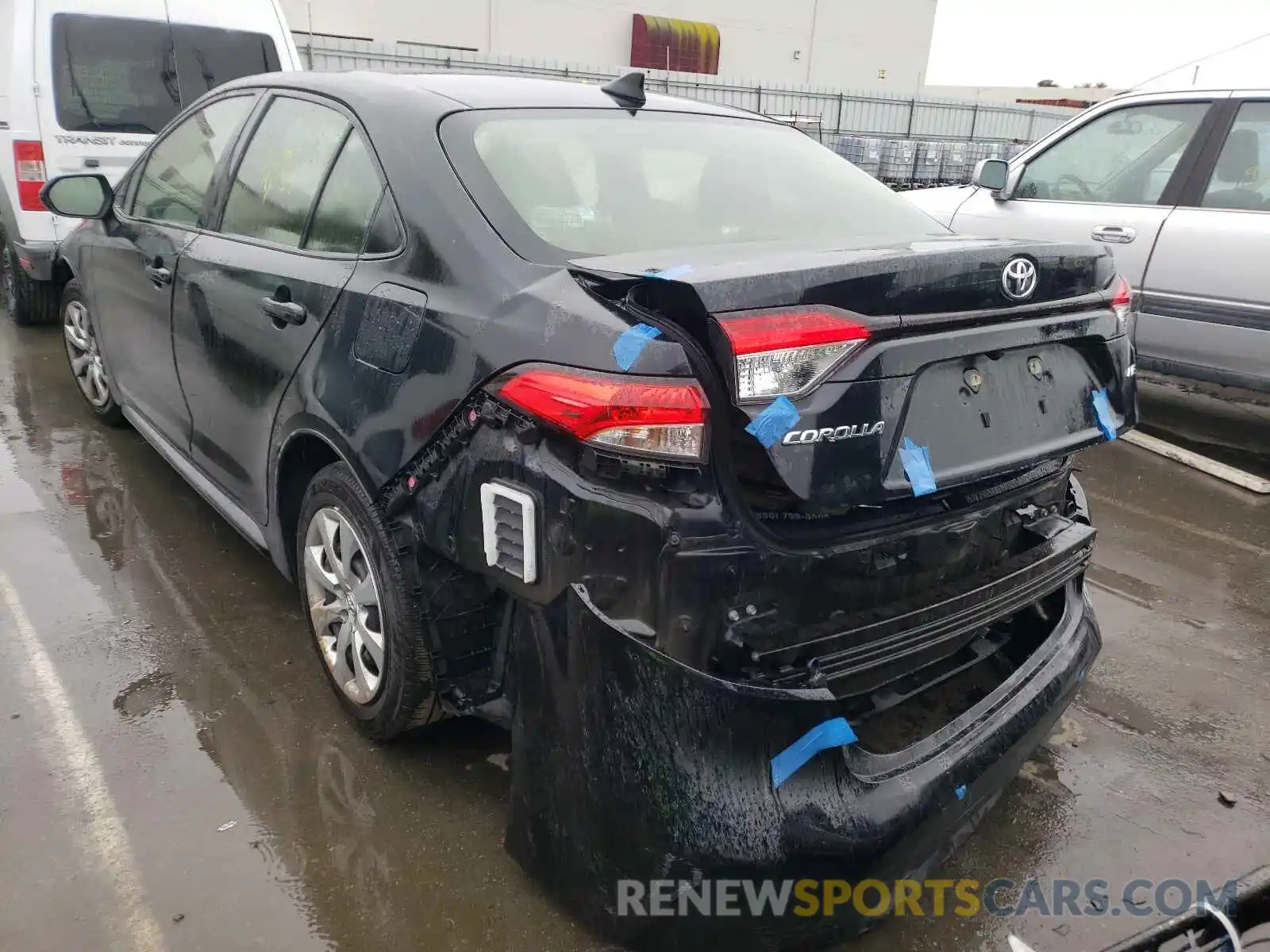 9 Photograph of a damaged car JTDEPRAE3LJ108188 TOYOTA COROLLA 2020