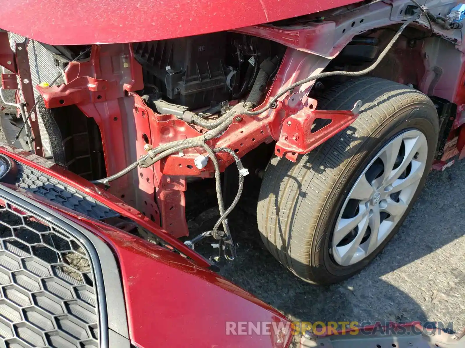 9 Photograph of a damaged car JTDEPRAE3LJ108420 TOYOTA COROLLA 2020