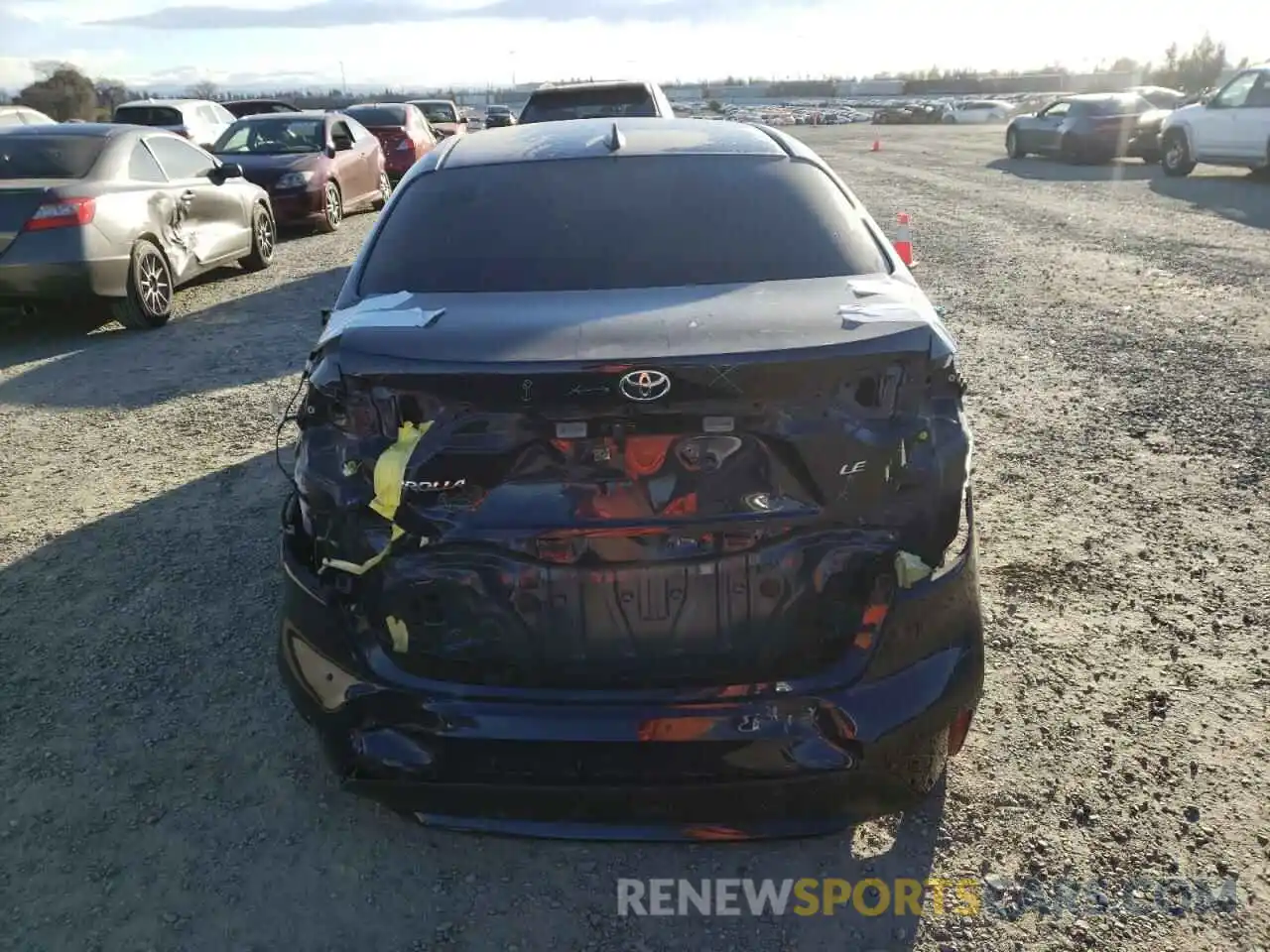 9 Photograph of a damaged car JTDEPRAE3LJ109230 TOYOTA COROLLA 2020