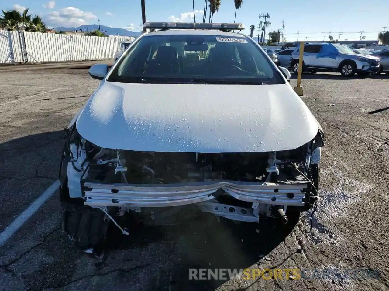 5 Photograph of a damaged car JTDEPRAE3LJ109373 TOYOTA COROLLA 2020