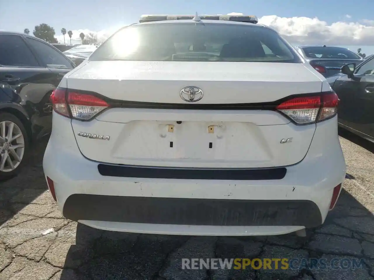 6 Photograph of a damaged car JTDEPRAE3LJ109373 TOYOTA COROLLA 2020