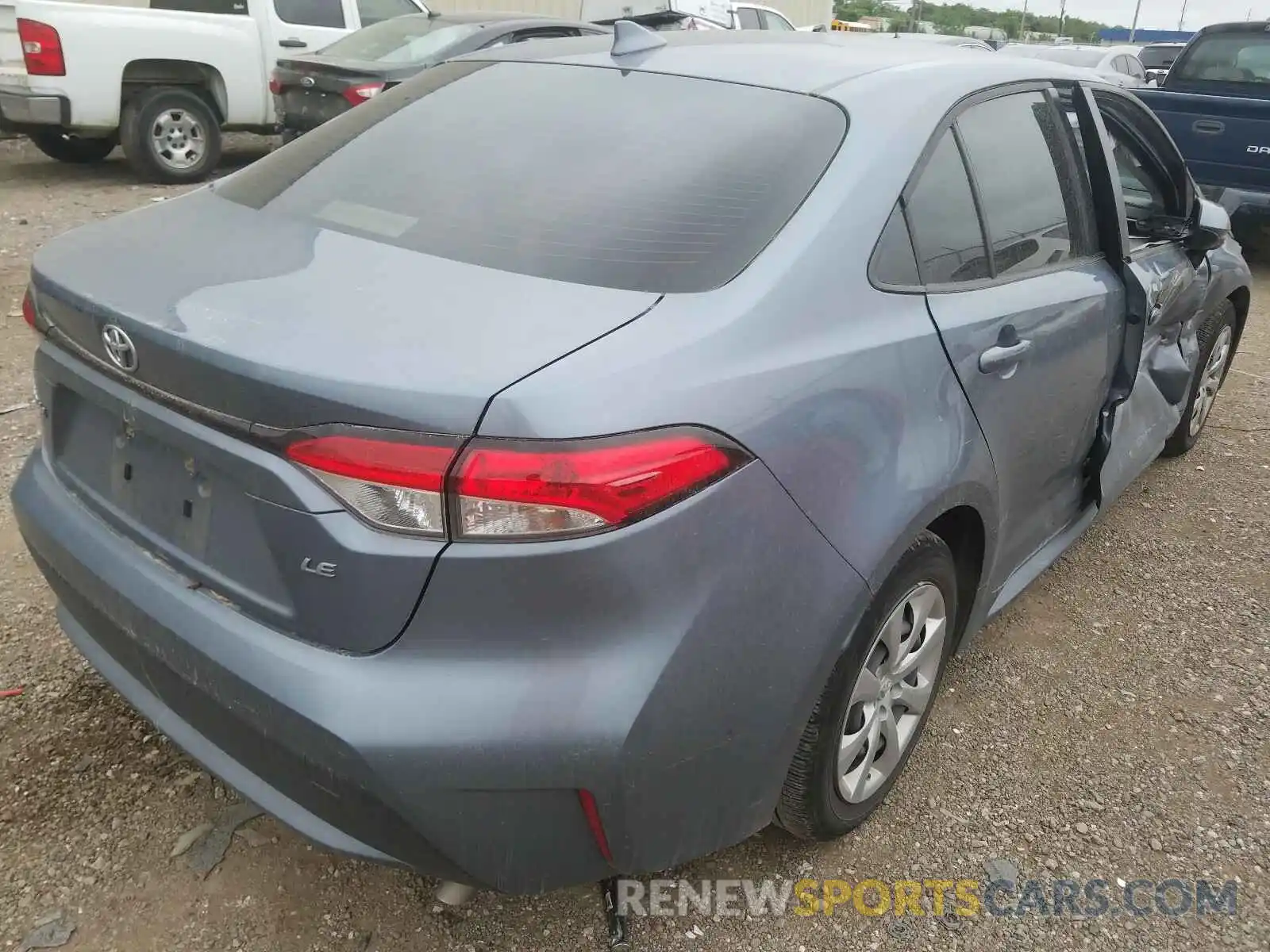 4 Photograph of a damaged car JTDEPRAE3LJ109518 TOYOTA COROLLA 2020