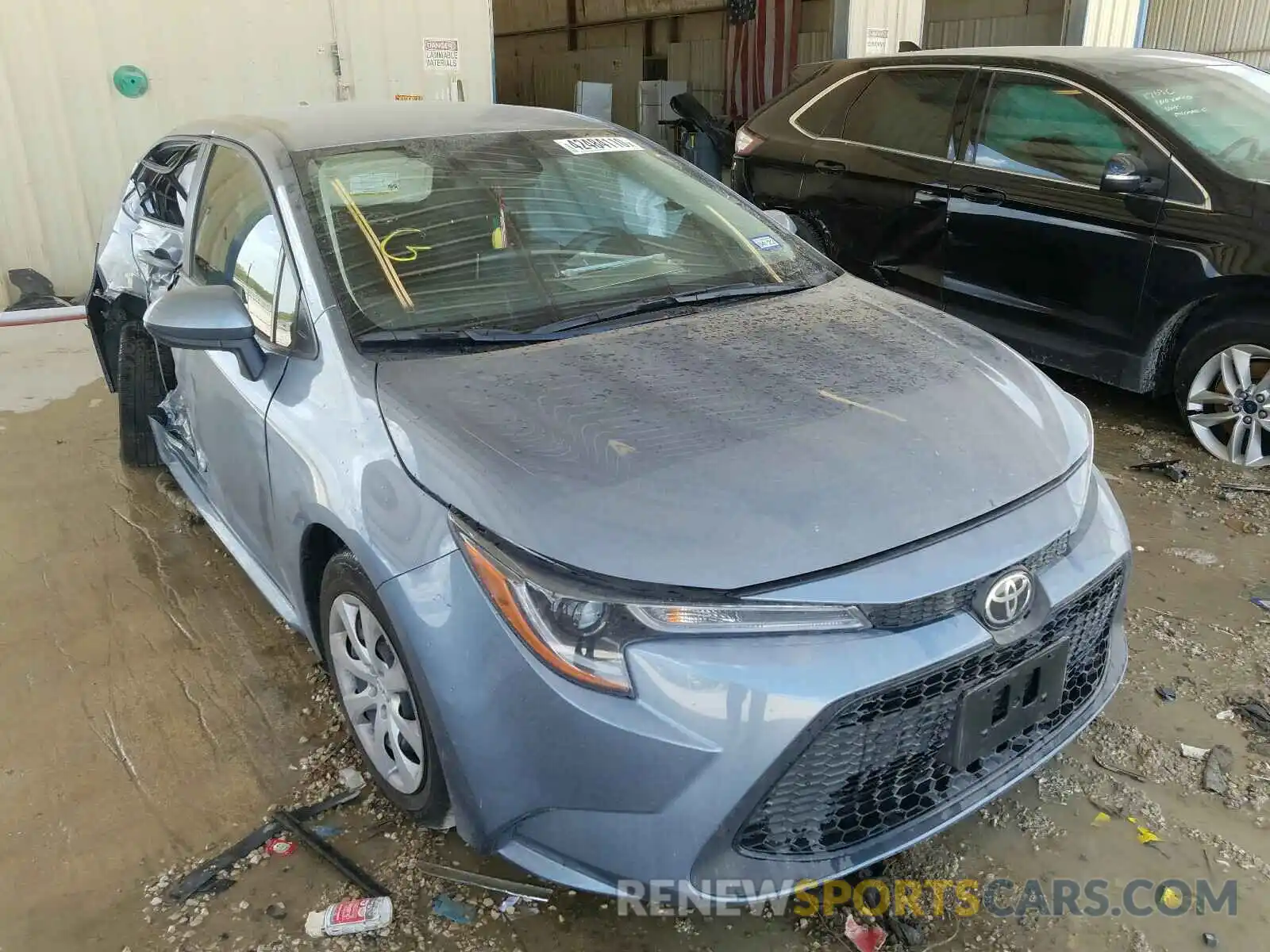 1 Photograph of a damaged car JTDEPRAE3LJ110572 TOYOTA COROLLA 2020