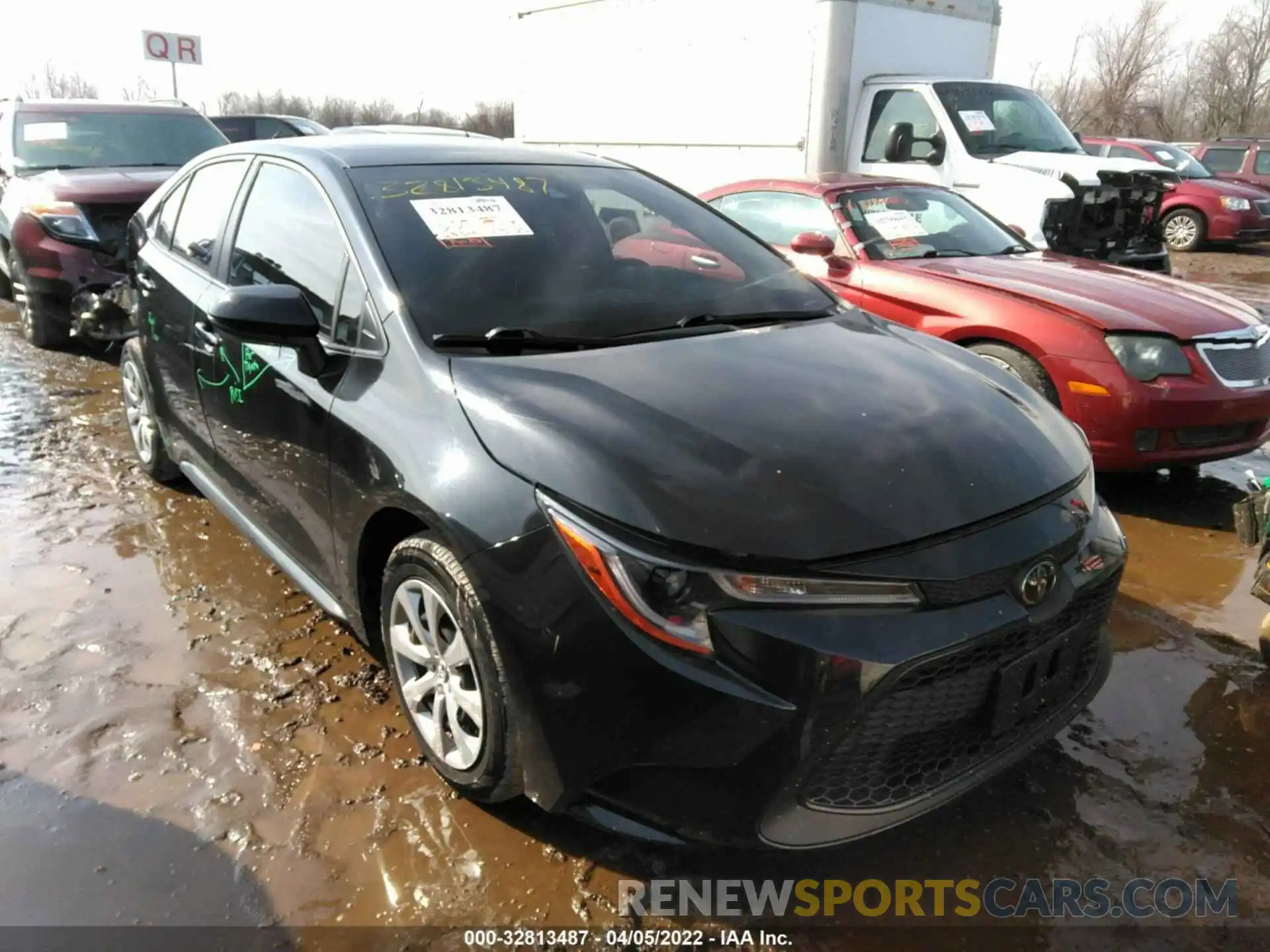 1 Photograph of a damaged car JTDEPRAE3LJ110779 TOYOTA COROLLA 2020