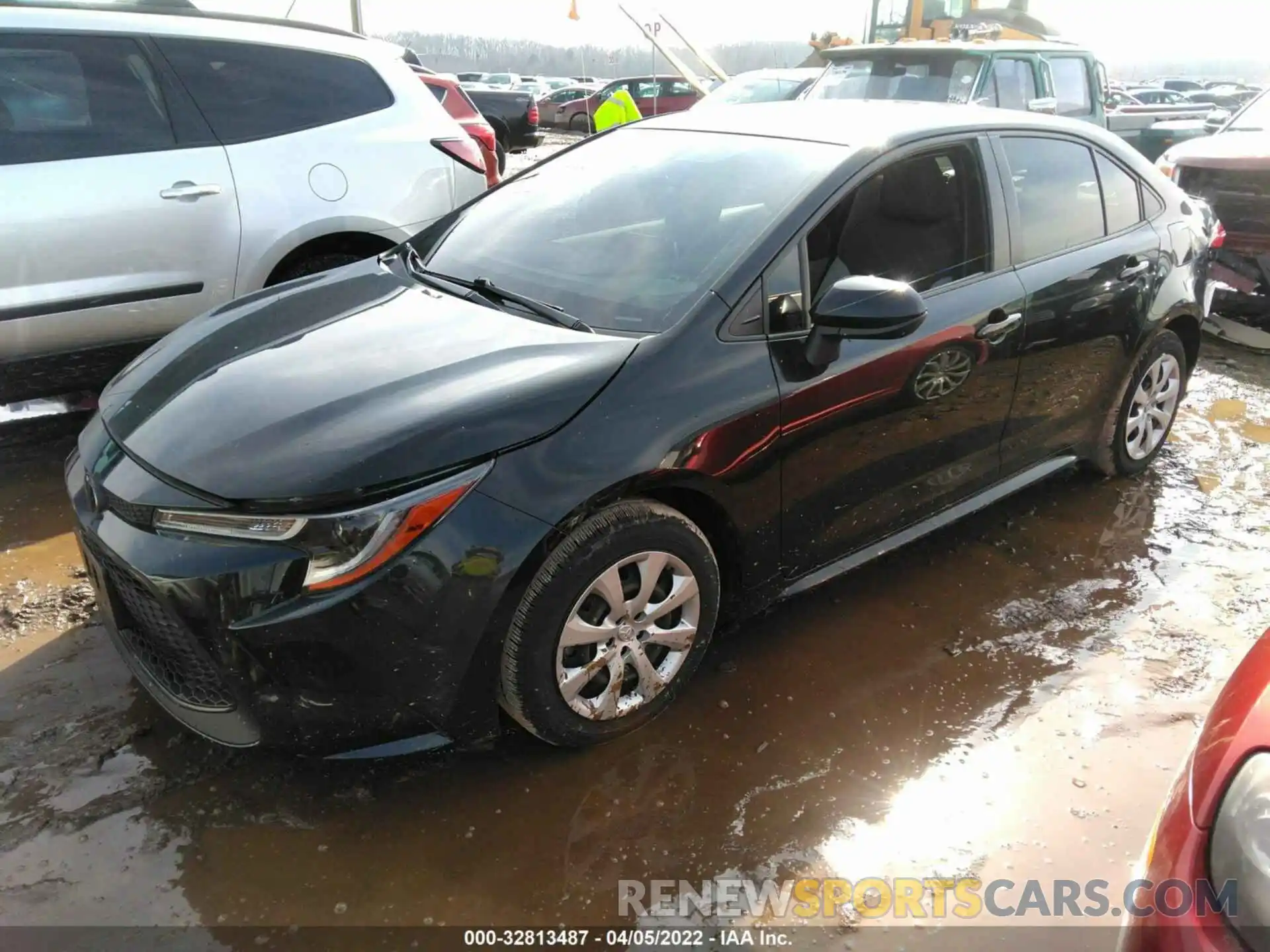 2 Photograph of a damaged car JTDEPRAE3LJ110779 TOYOTA COROLLA 2020