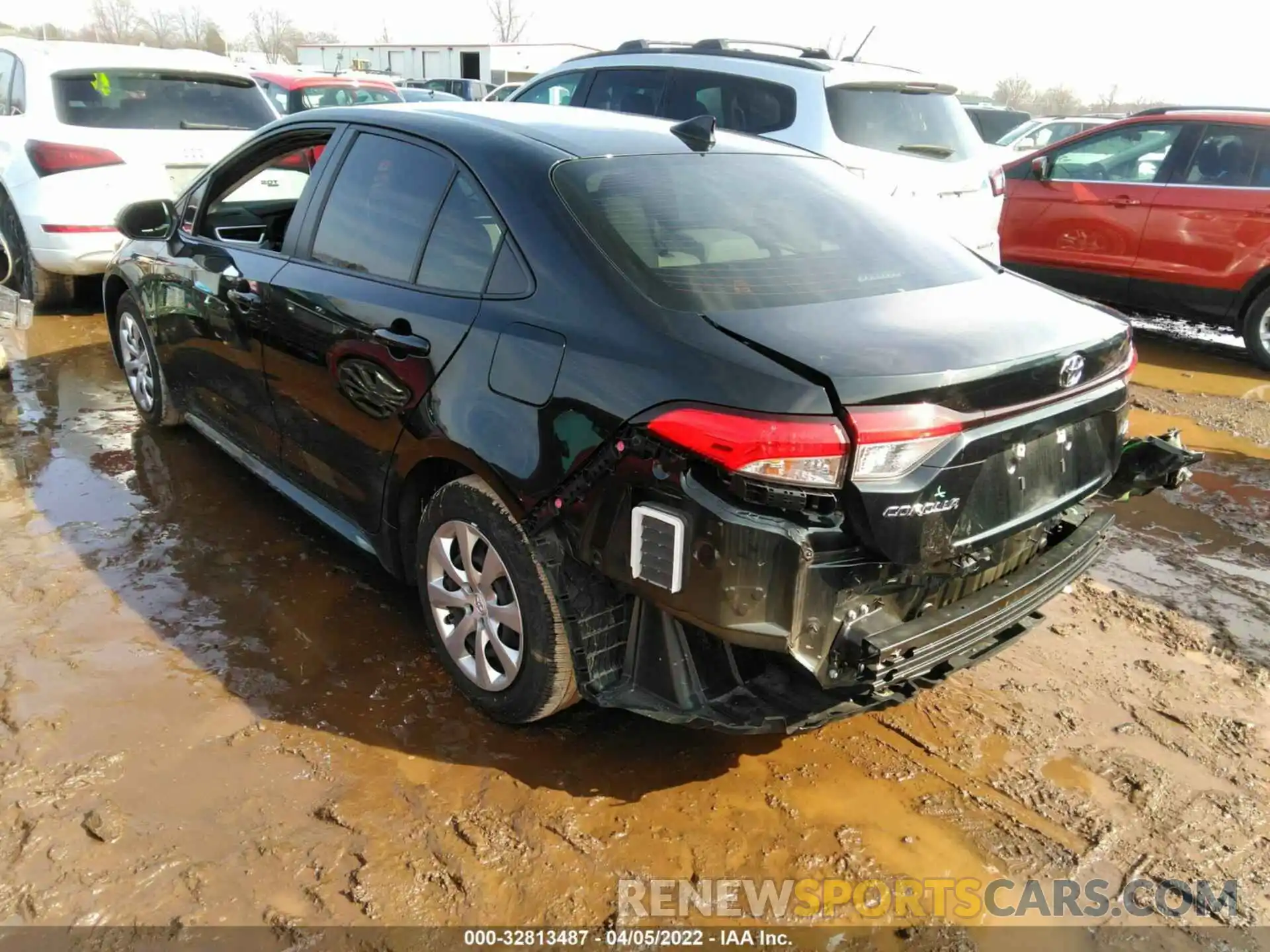 3 Photograph of a damaged car JTDEPRAE3LJ110779 TOYOTA COROLLA 2020