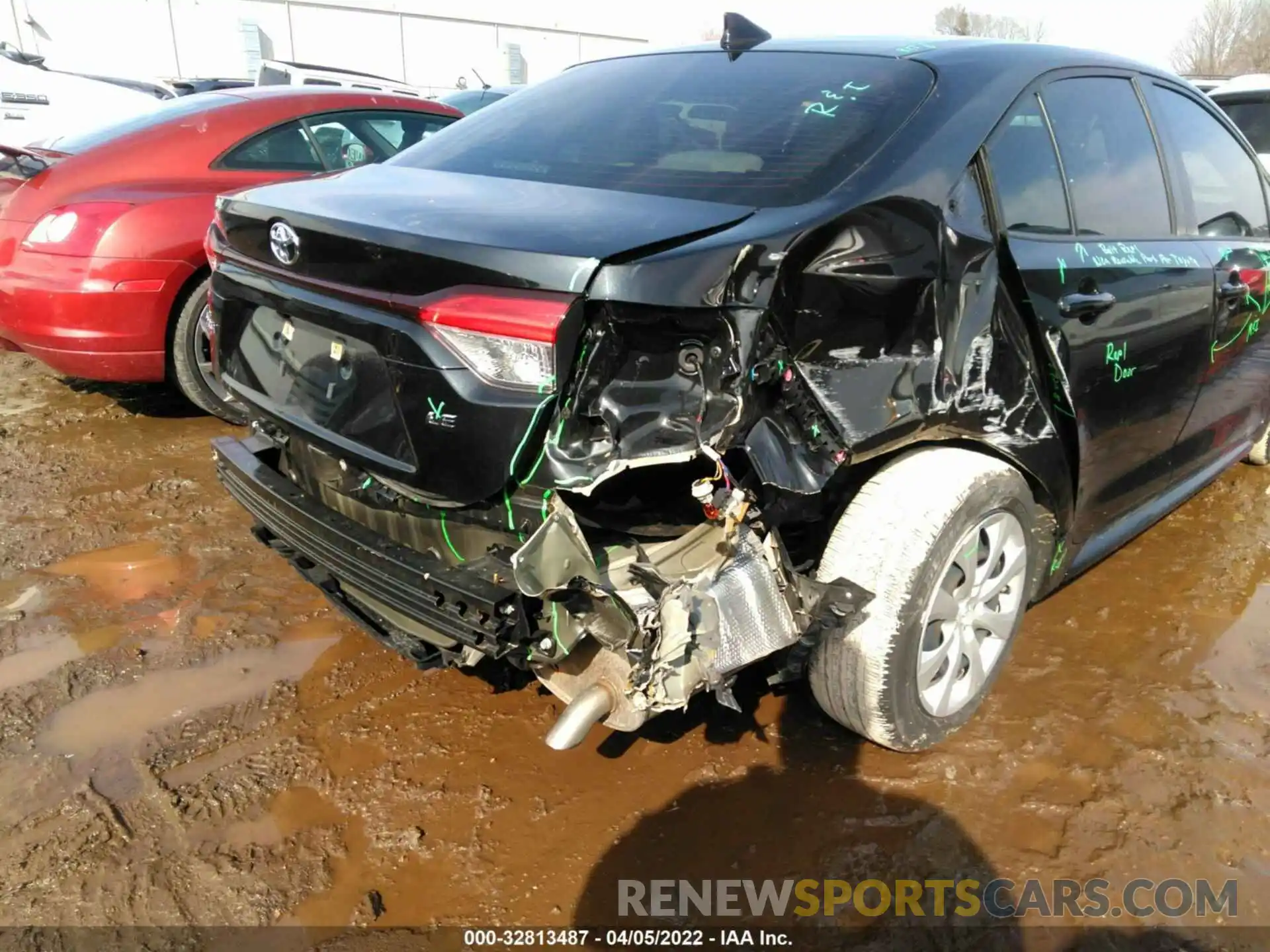 6 Photograph of a damaged car JTDEPRAE3LJ110779 TOYOTA COROLLA 2020