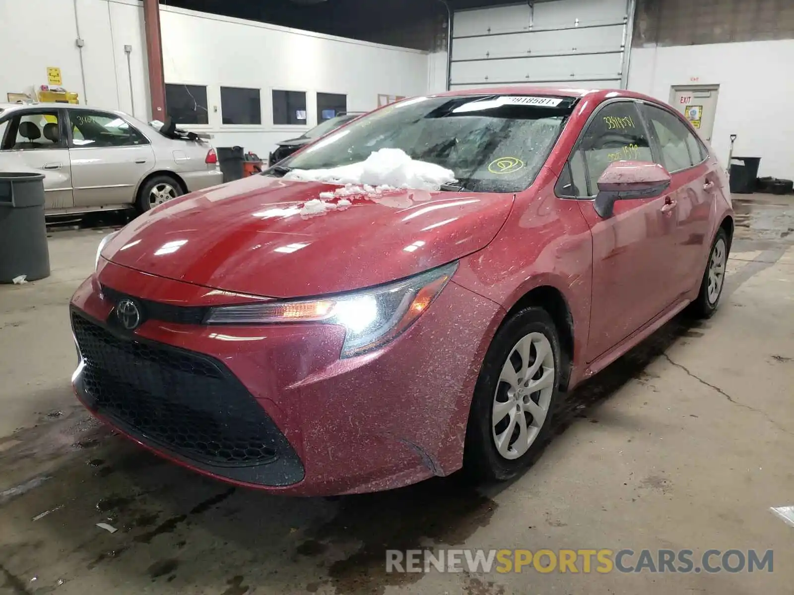 2 Photograph of a damaged car JTDEPRAE3LJ110913 TOYOTA COROLLA 2020