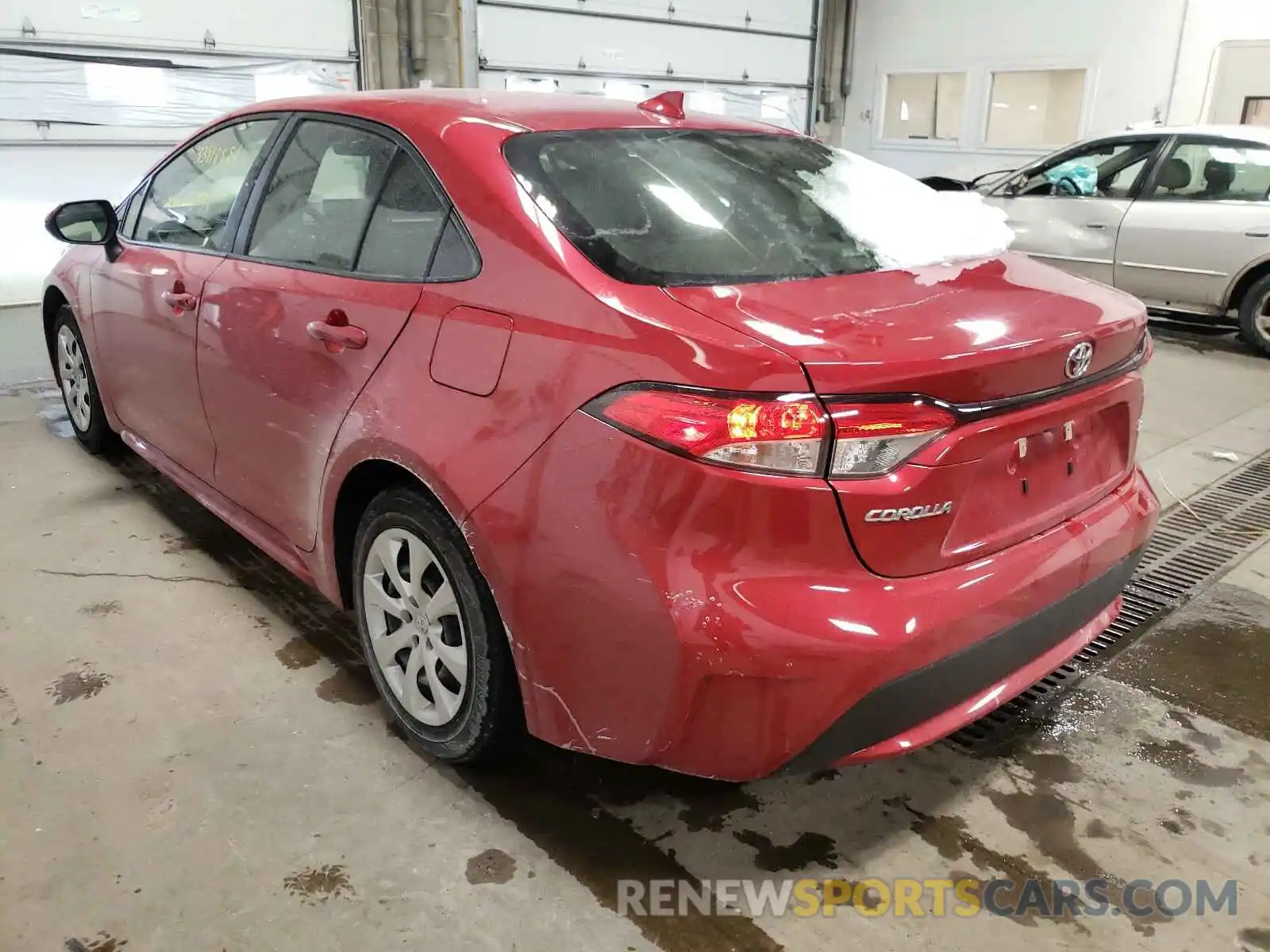 3 Photograph of a damaged car JTDEPRAE3LJ110913 TOYOTA COROLLA 2020