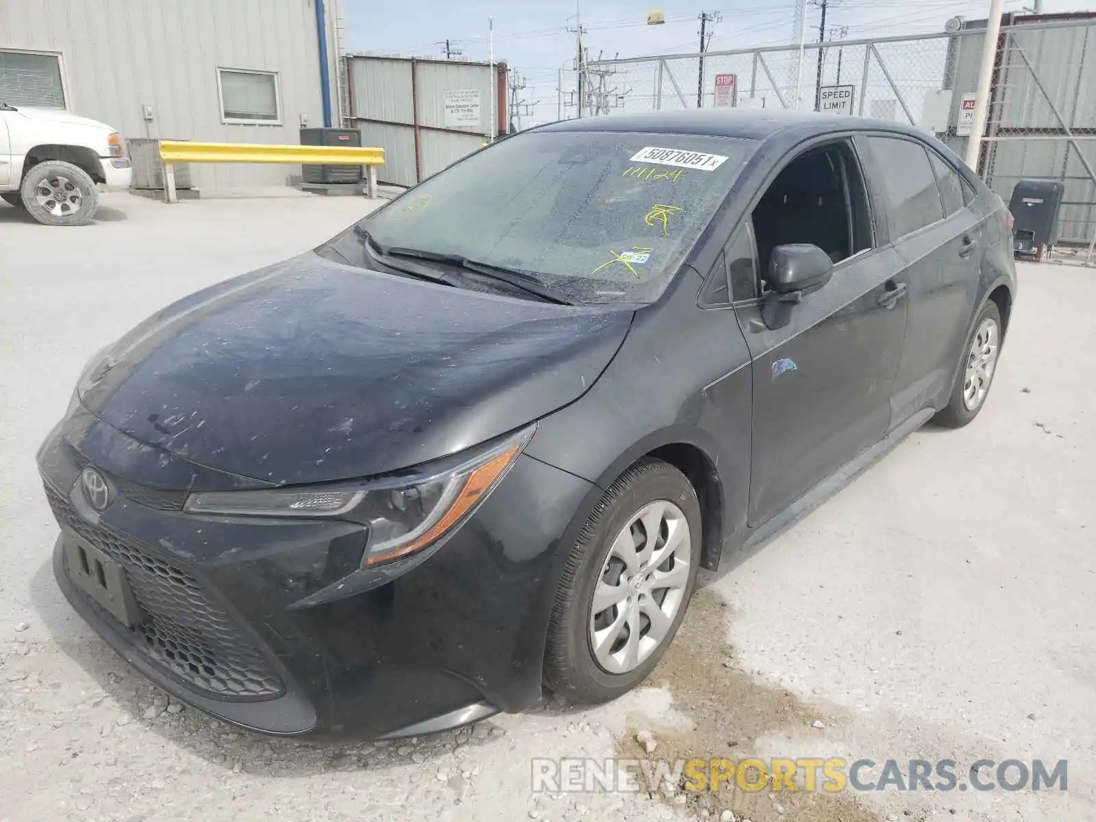 2 Photograph of a damaged car JTDEPRAE3LJ111124 TOYOTA COROLLA 2020