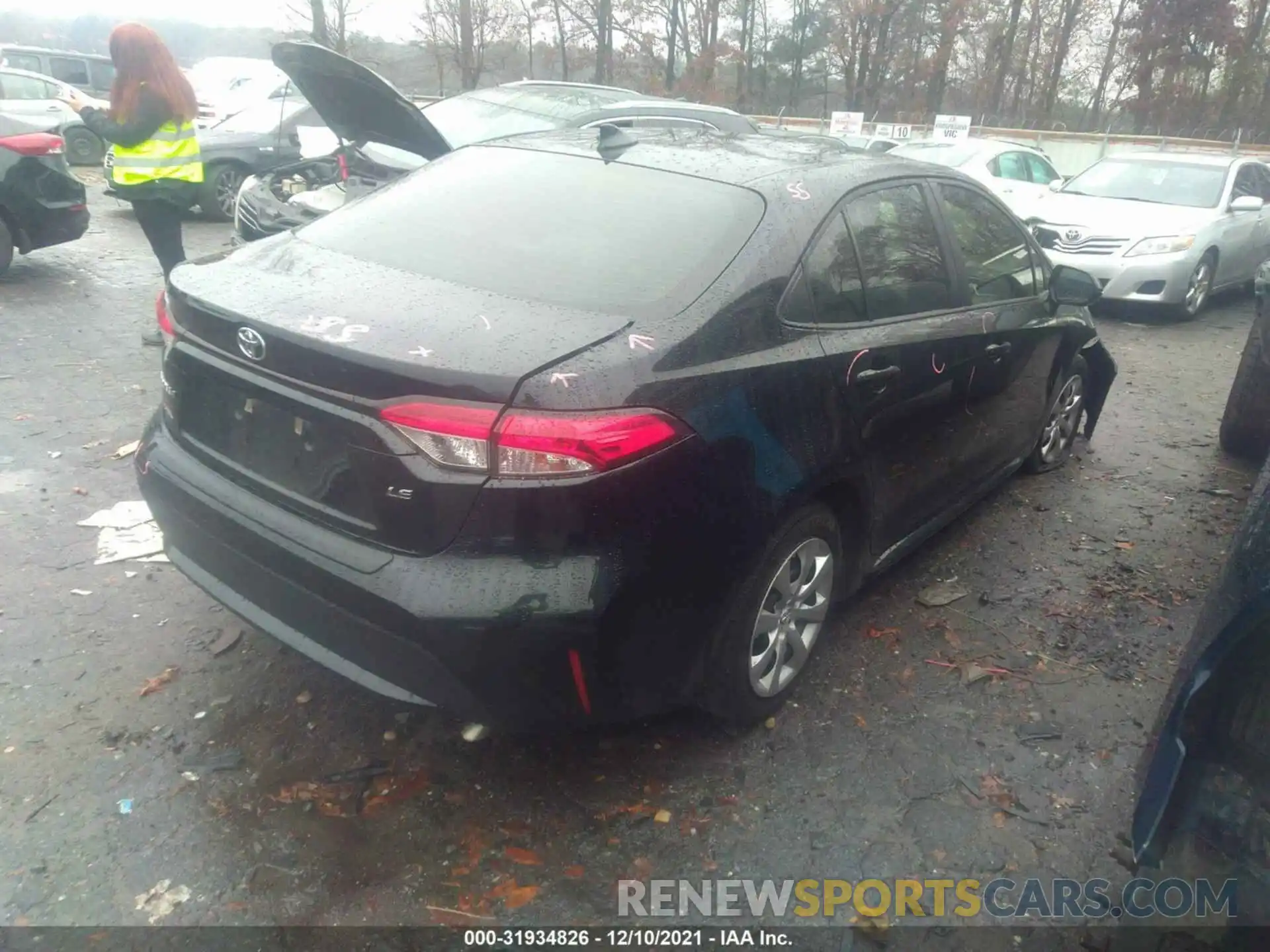 4 Photograph of a damaged car JTDEPRAE3LJ111401 TOYOTA COROLLA 2020