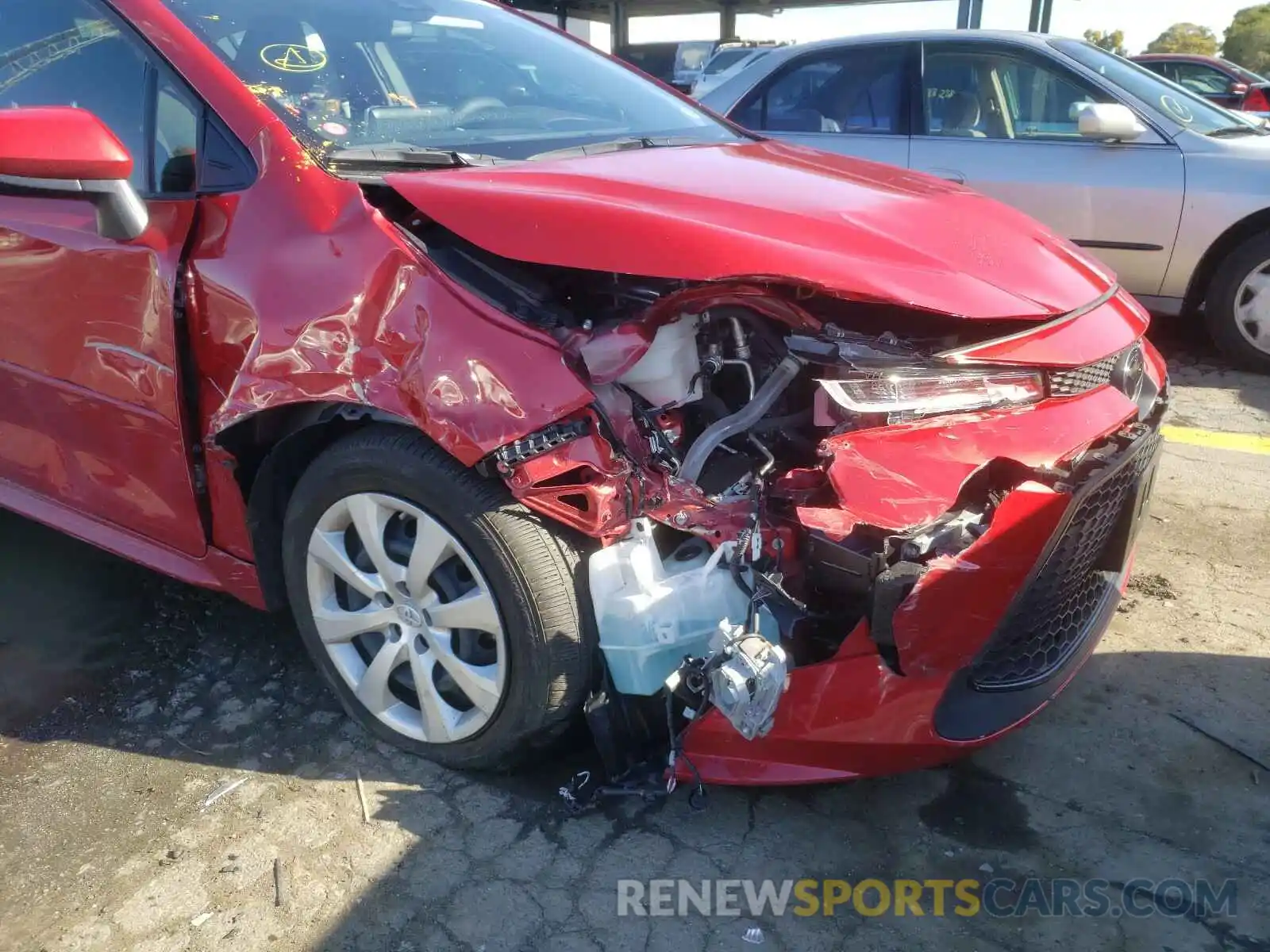 9 Фотография поврежденного автомобиля JTDEPRAE3LJ111849 TOYOTA COROLLA 2020